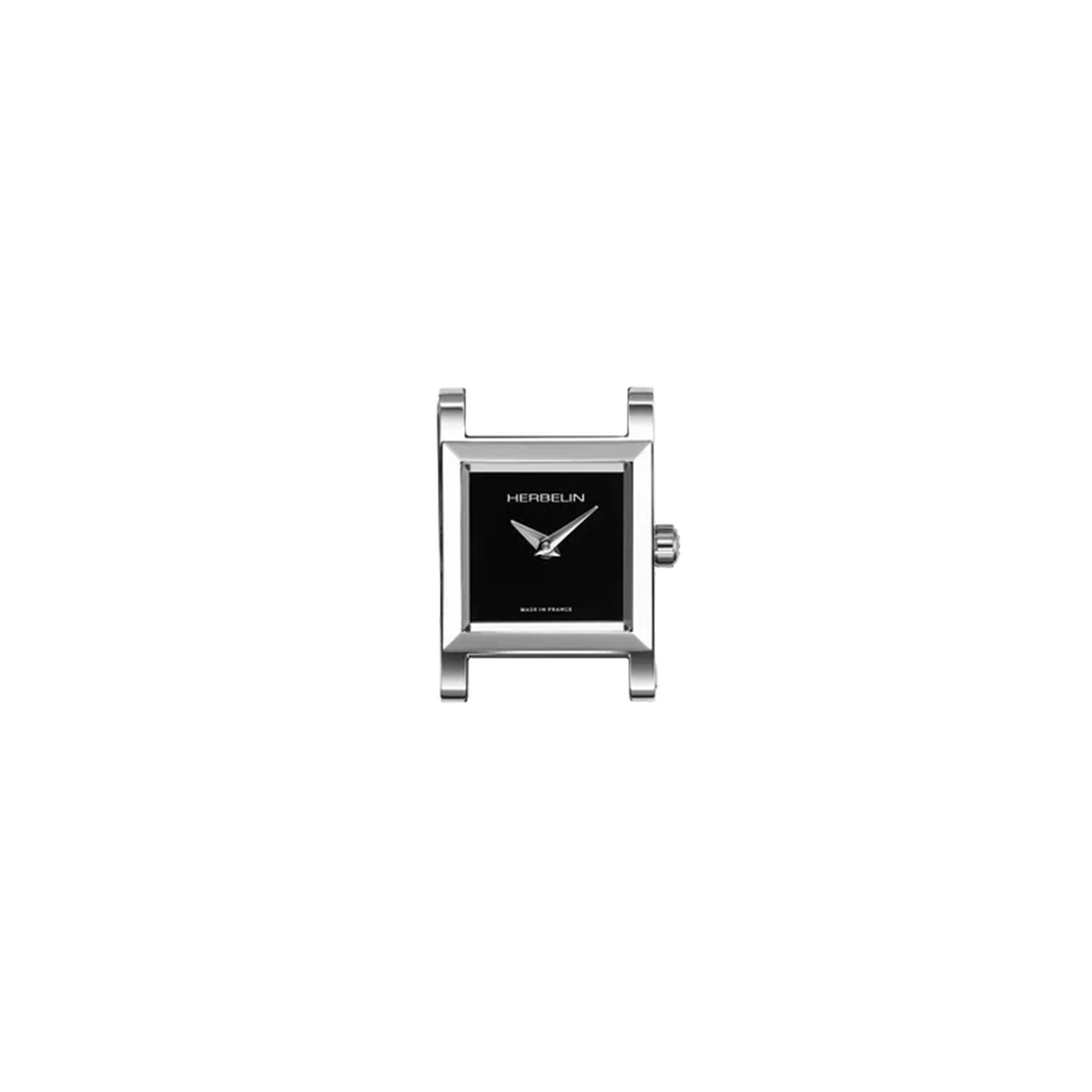 herbelin-antar-s-carr-noir-bo-tier-de-montre-quartz-acier-19-4-mm image 1