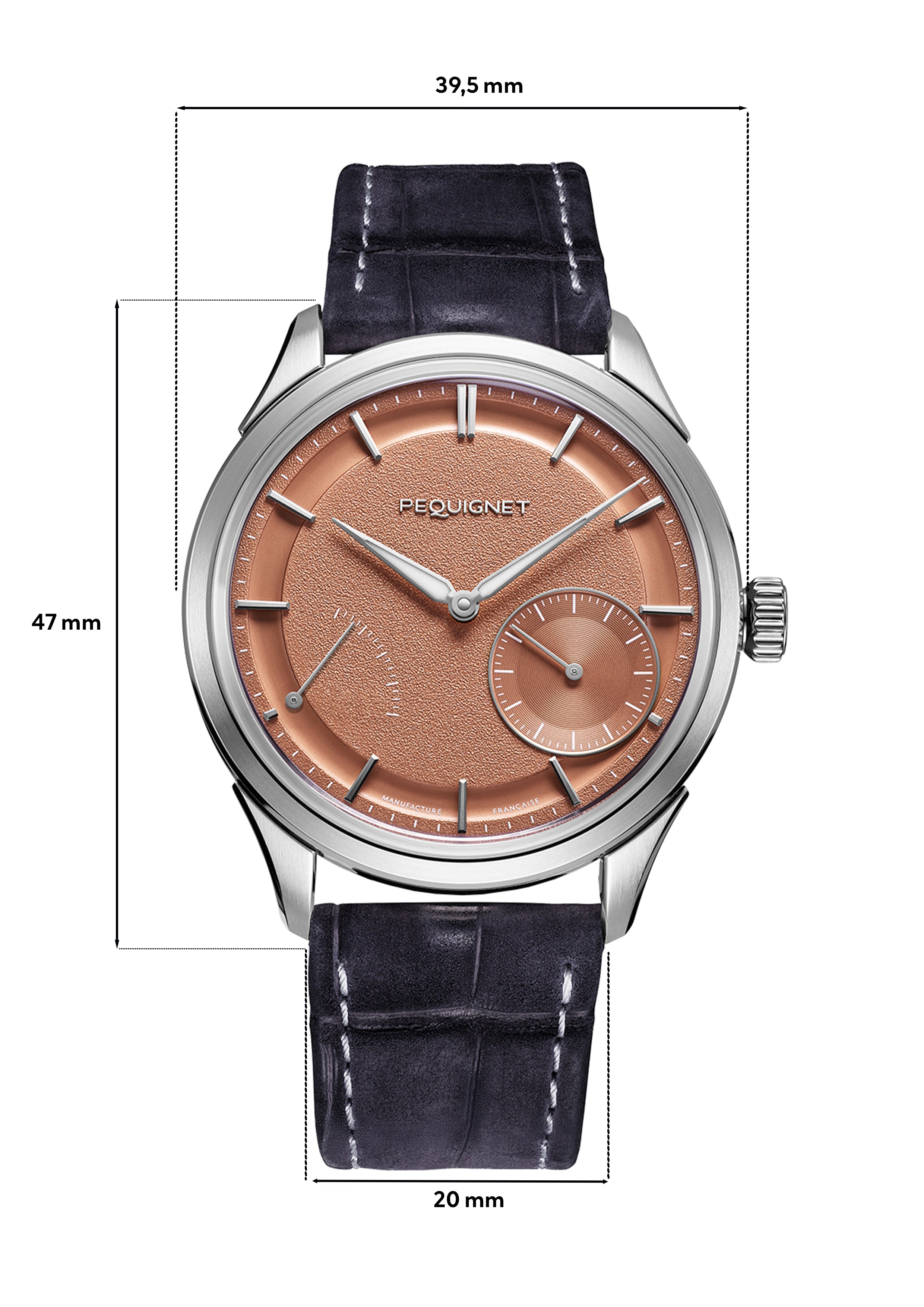 pequignet-royale-paris-montre-39-5-mm-corail-calibre-royal image 6