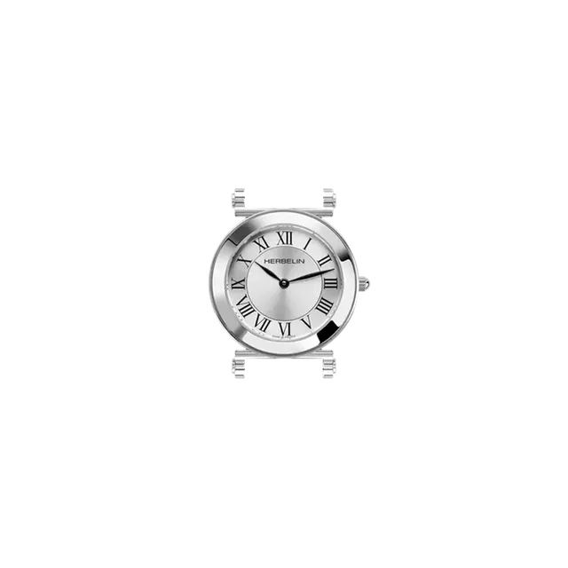 herbelin-antar-s-ronde-tradition-montre-femme-acier-cadran-blanc image 1