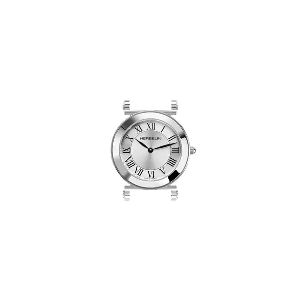 herbelin-antar-s-ronde-tradition-montre-femme-acier-cadran-blanc image 1