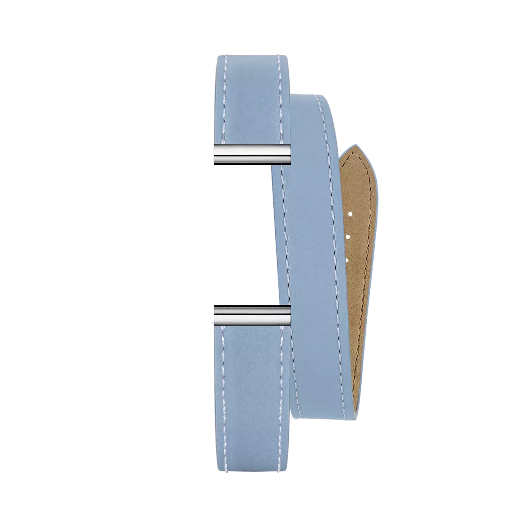 herbelin-antar-s-bracelet-double-tour-cuir-bleu-arctique image 1