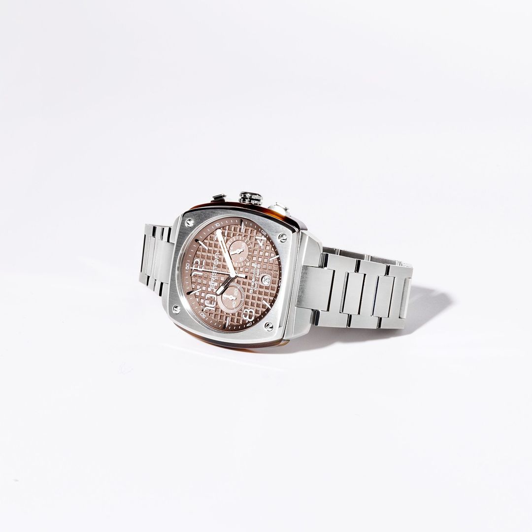 briston-streamliner-urban-chronographe-42-mm-acier-gris-taupe image 3