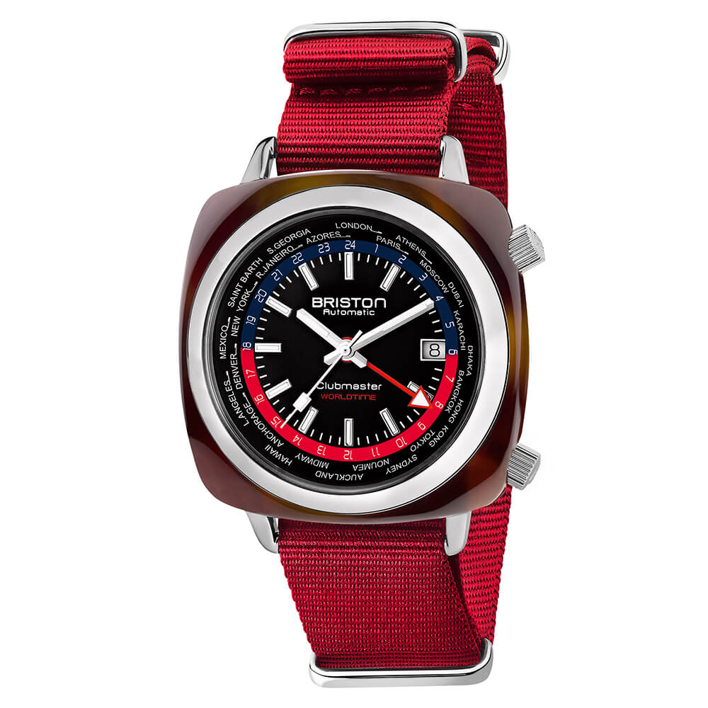 briston-clubmaster-traveler-worldtime-rouge-42-mm-automatique-gmt image 1