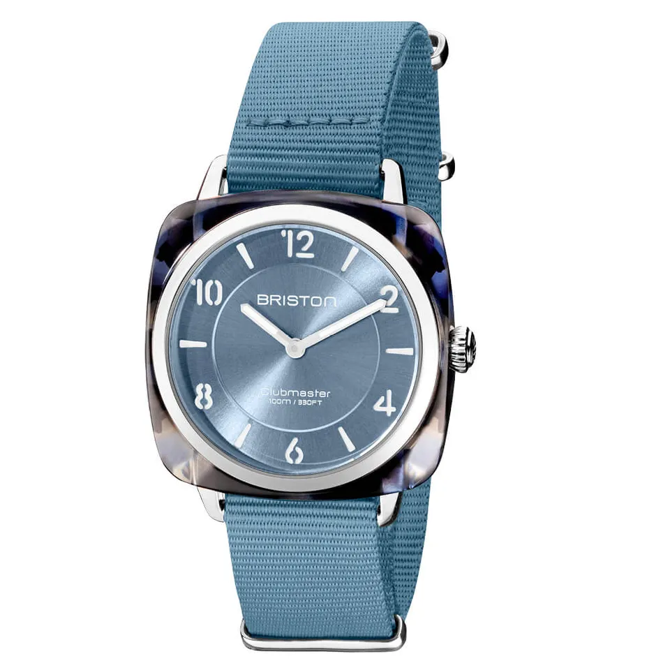 briston-clubmaster-chic-montre-quartz-36-mm-bleu-glacier image 1
