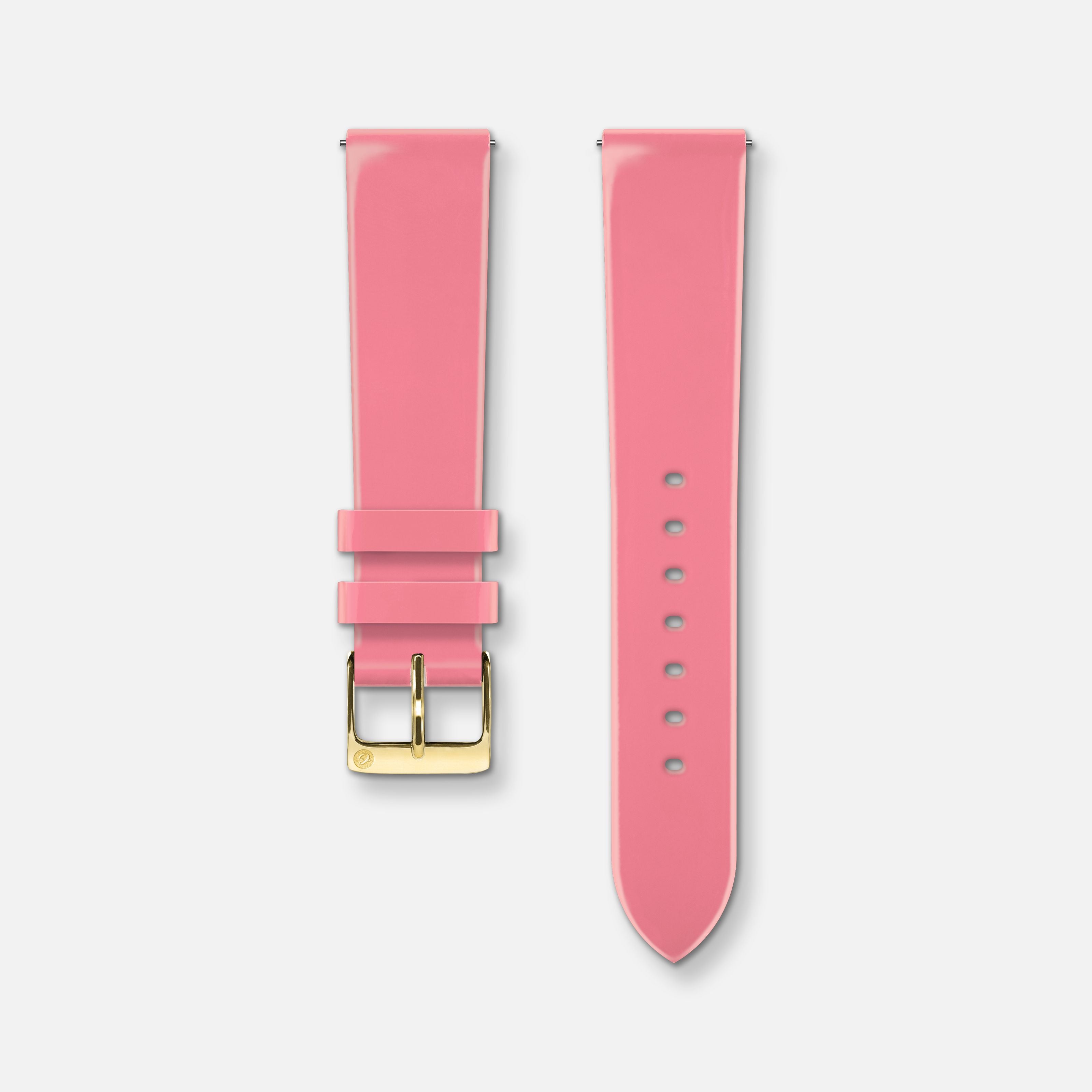charlie-paris-bracelet-montre-cuir-vernis-rose-18mm image 4