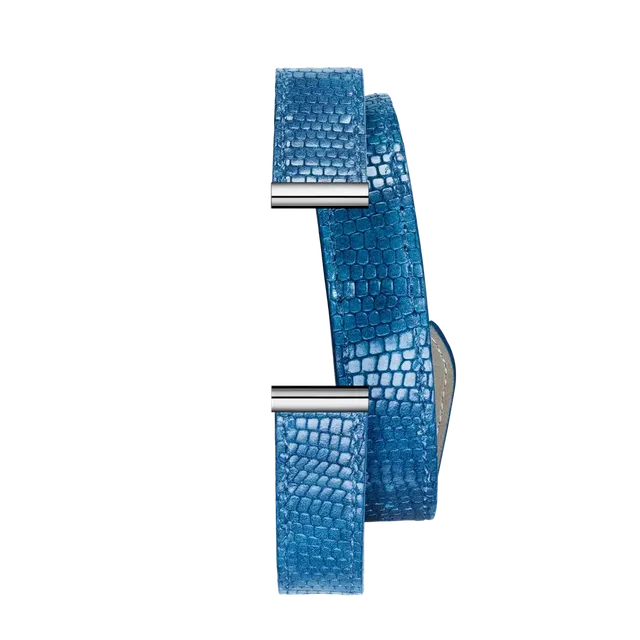 herbelin-antar-s-bracelet-double-bleu-l-zard-cuir-composant-interchangeable image 1