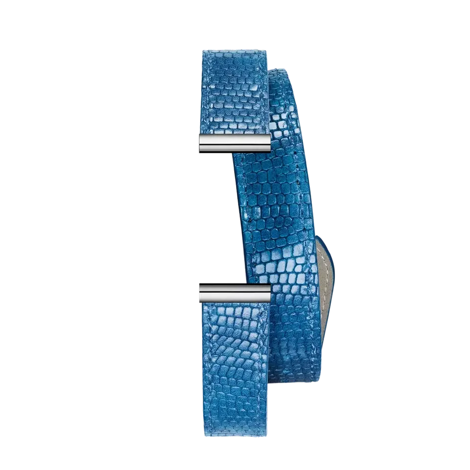 herbelin-antar-s-bracelet-double-bleu-l-zard-cuir-composant-interchangeable image 1