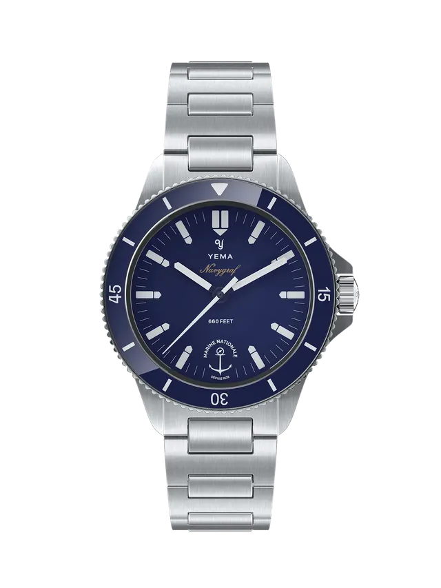 yema-navygraf-marine-nationale-quartz-montre-marine-comm-morative image 1