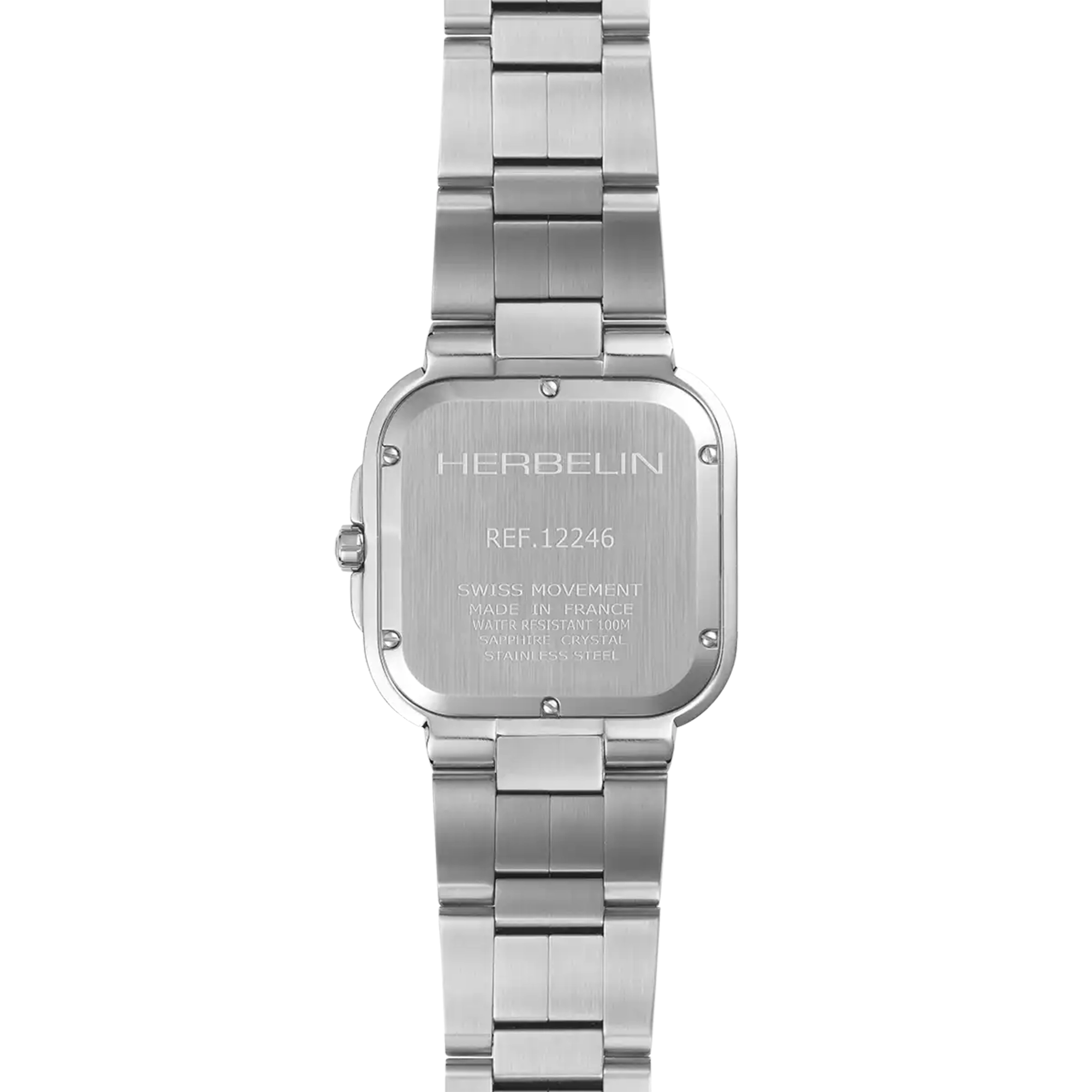 herbelin-cap-camarat-square-bleu-arctique-montre-homme-acier-quartz image 4