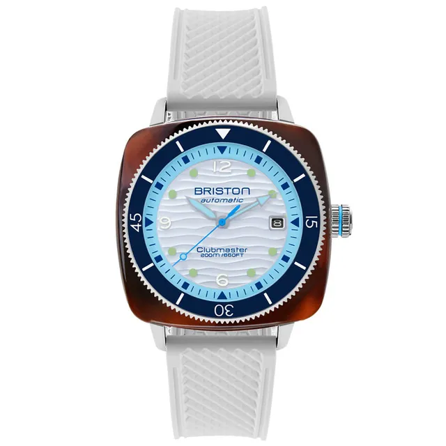 briston-clubmaster-legend-diver-ocean-blanc-40-mm-automatique-200m image 1