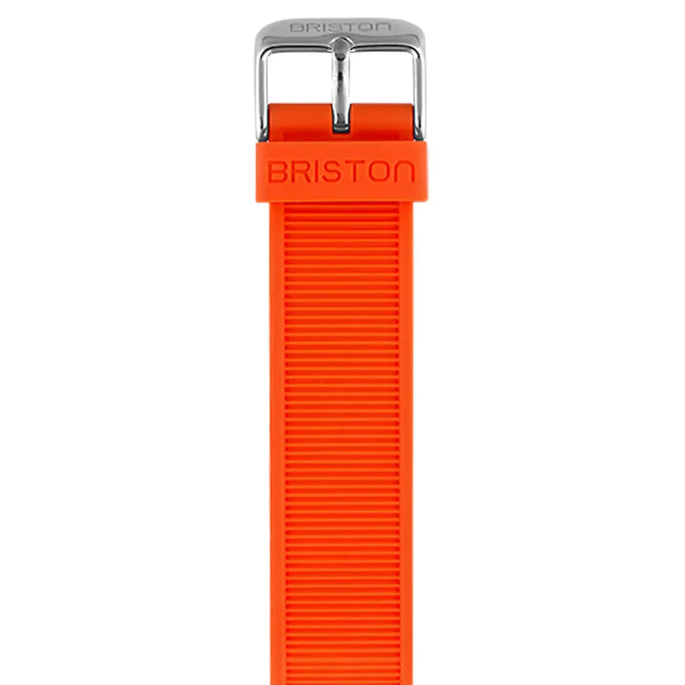 briston-bracelet-rubber-orange-20-mm image 1
