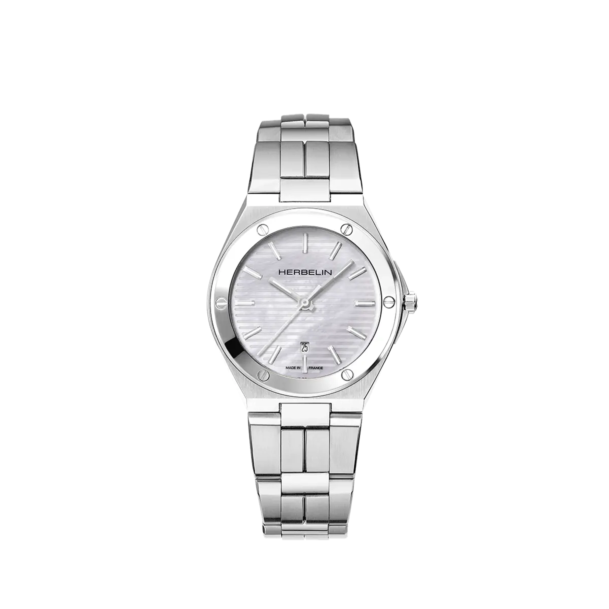 herbelin-cap-camarat-femme-quartz-acier-nacre-33-mm image 1