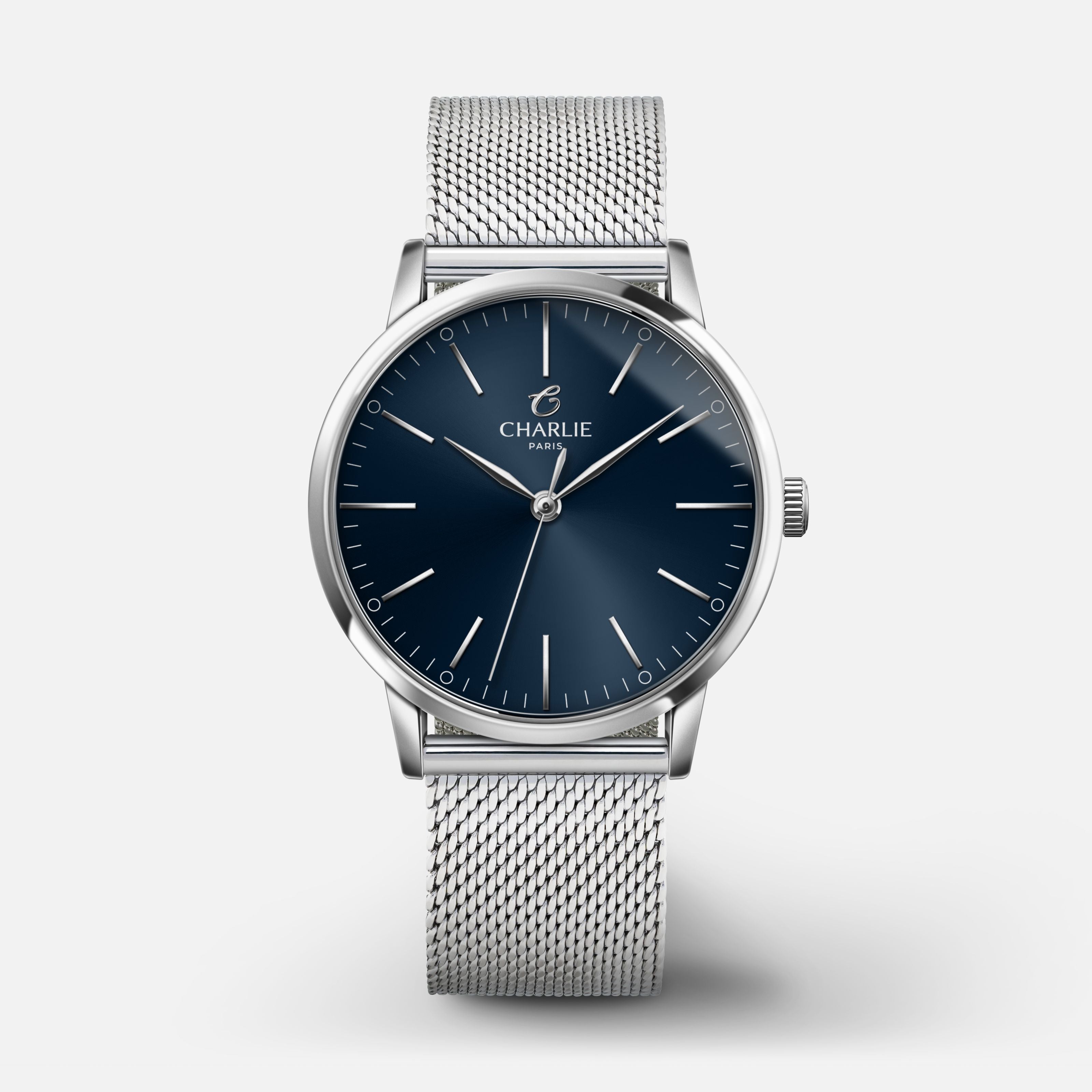 charlie-paris-sully-35-acier-bleu-montre-femme-quartz-35-mm image 1