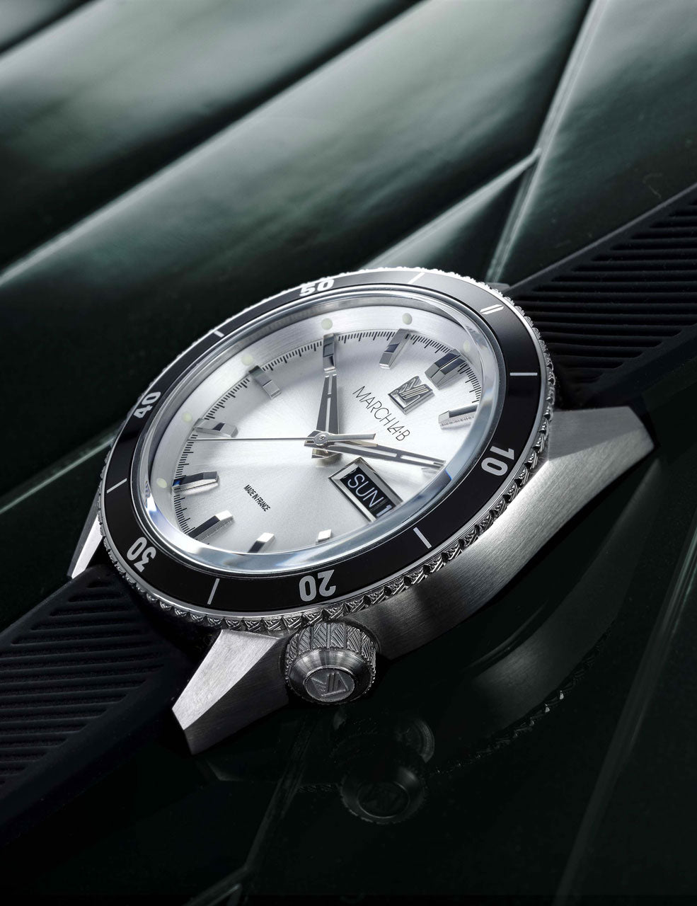 march-la-b-bonzer-electrique-steel-41-mm-montre-de-surf-homme image 3