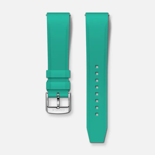 charlie-paris-bracelet-caoutchouc-turquoise-nbr-20mm image 1