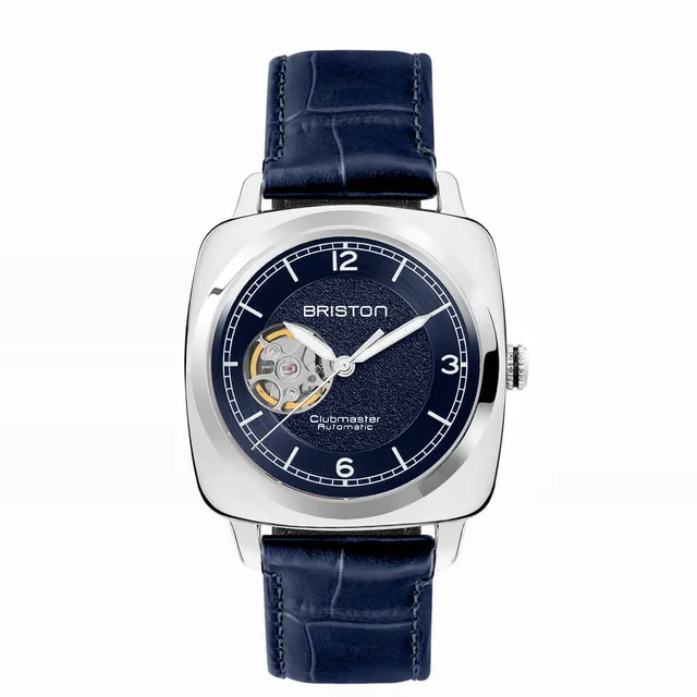 briston-clubmaster-legend-classic-open-automatique-39-mm-acier-bleu image 1