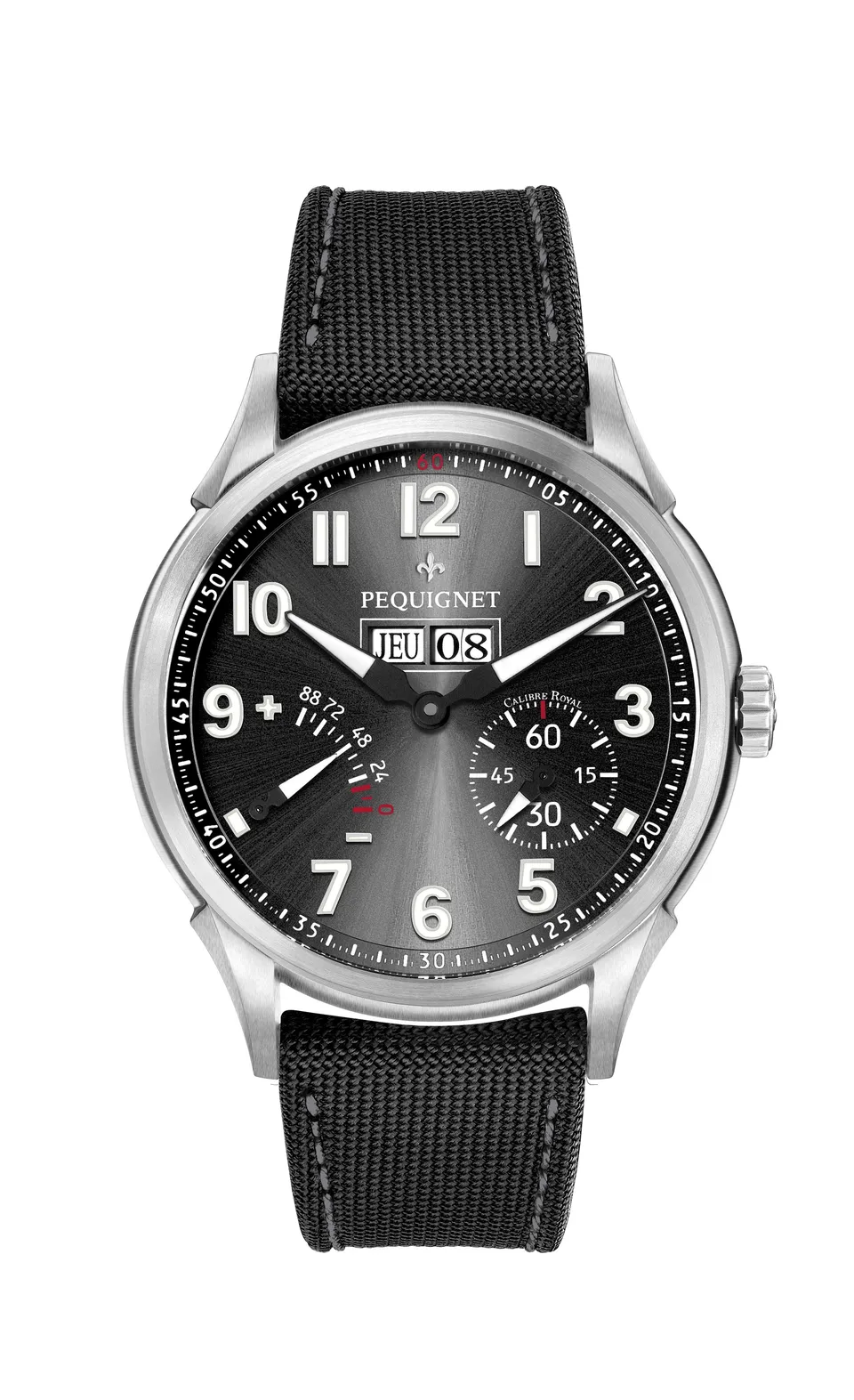 pequignet-royale-titane-montre-homme-pilote-44-mm-calibre-royal-petite-seconde-e image 1