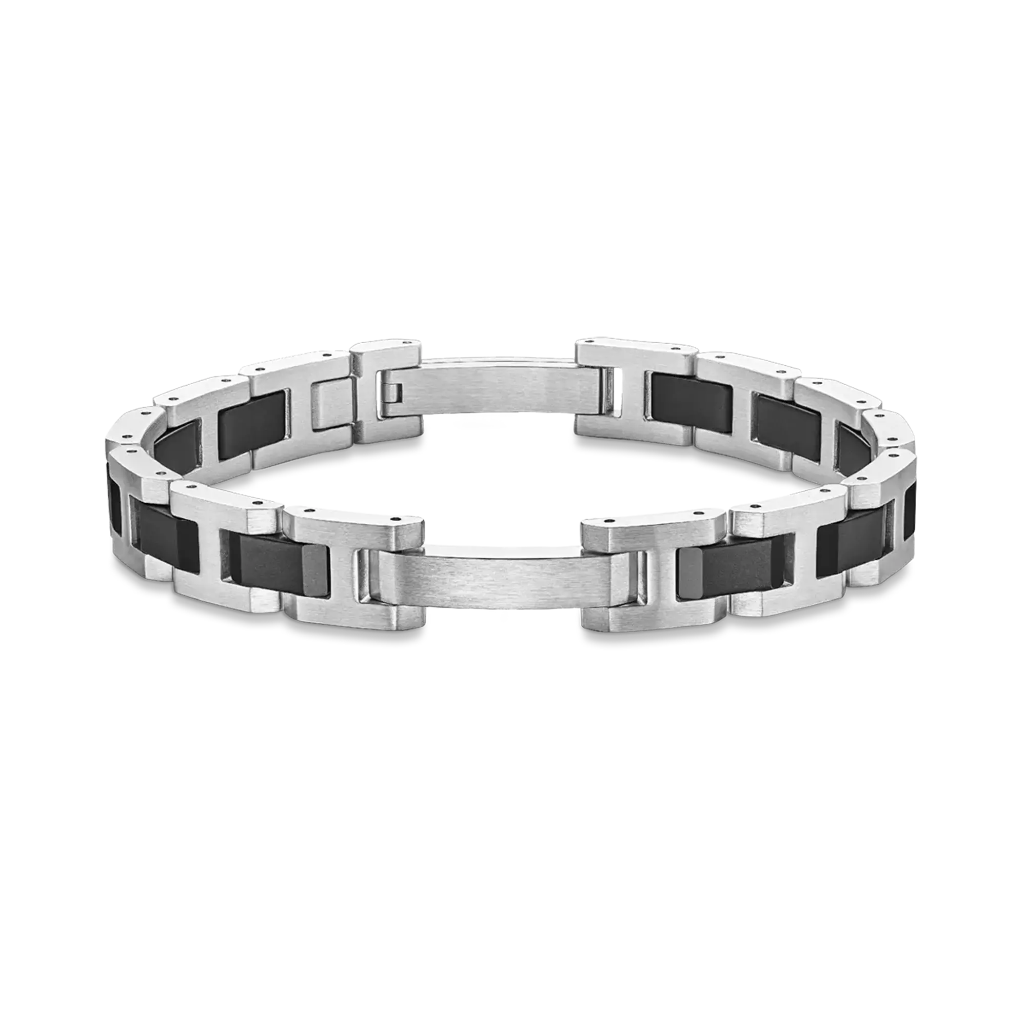 herbelin-bracelet-cap-camarat-acier-c-ramique-noire-bijou-homme image 1