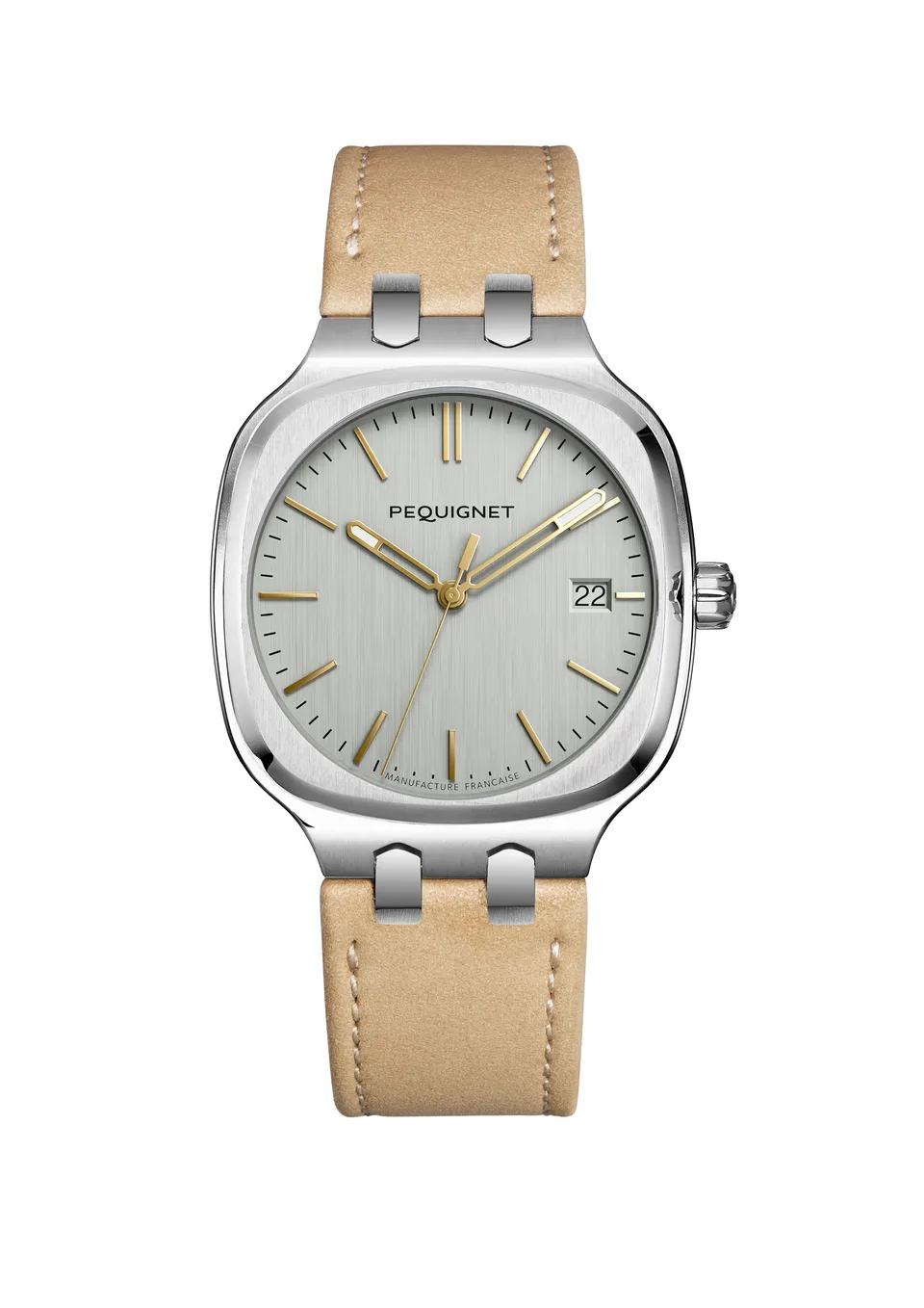pequignet-concorde-40-mm-montre-femme-acier-cadran-argent-index-dor-s image 1