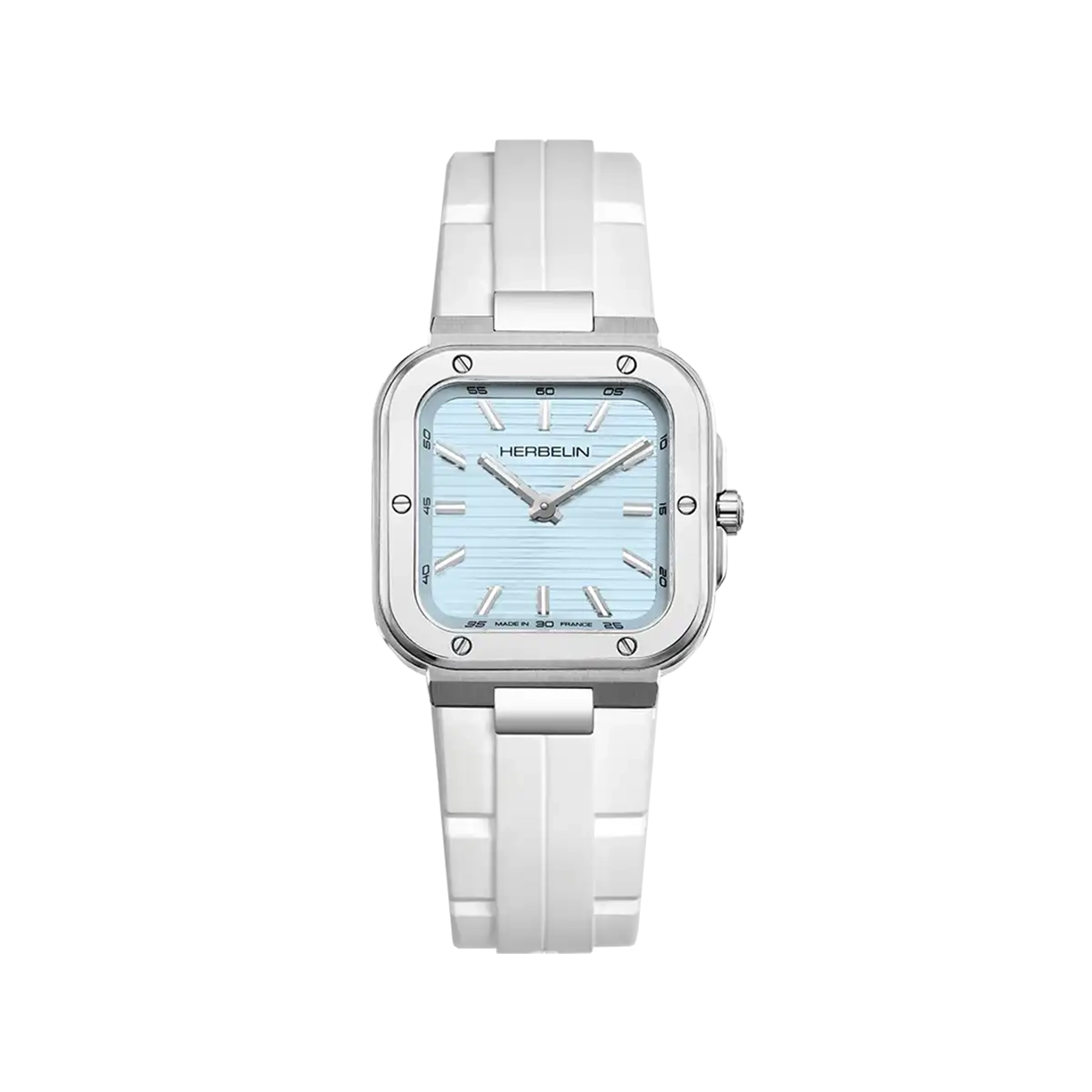 herbelin-cap-camarat-square-dame-bleu-arctique-blanc image 1
