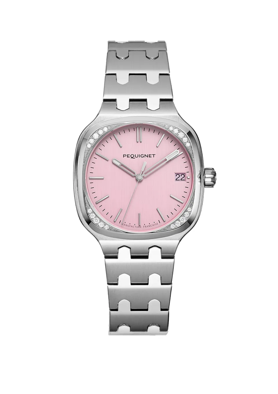 pequignet-concorde-rose-20-diamants-montre-sport-chic-calibre-initial image 1