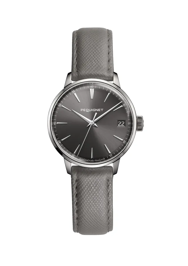 pequignet-attitude-gris-estuaire-montre-mixte-calibre-initial-date image 1