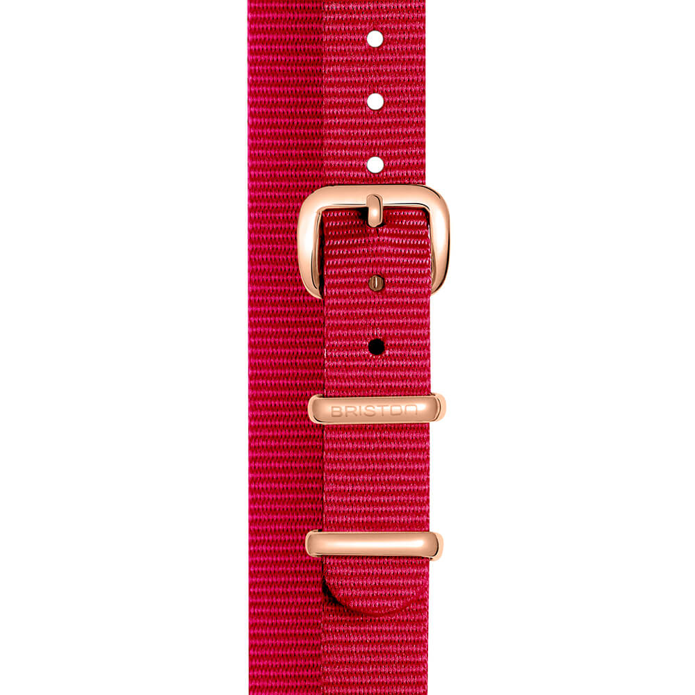 briston-bracelet-nato-framboise-12-mm-nylon-clubmaster-lady image 3