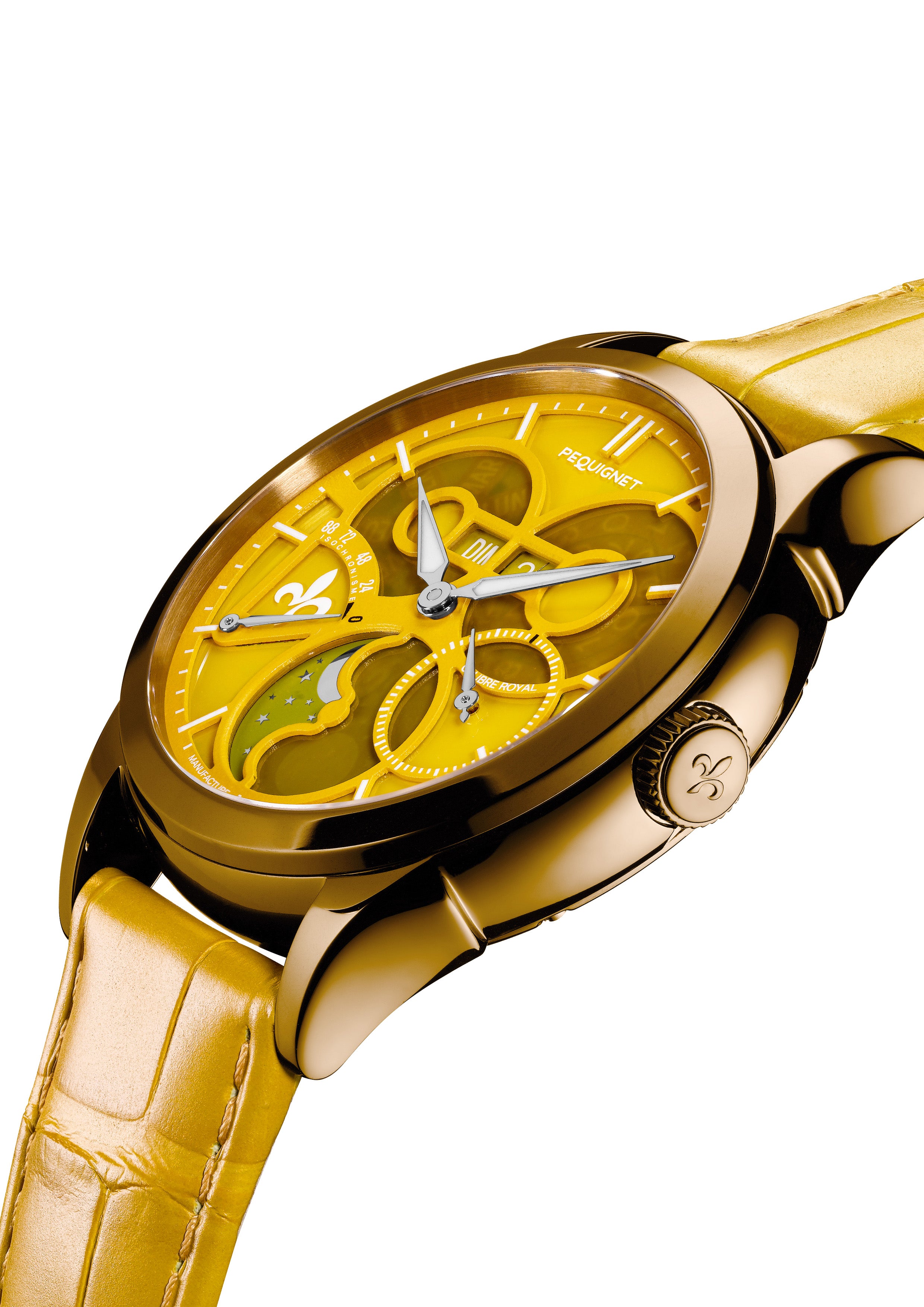 pequignet-royale-saphir-jaune-ambre-s-rie-limit-e-montre-calibre-royal image 3