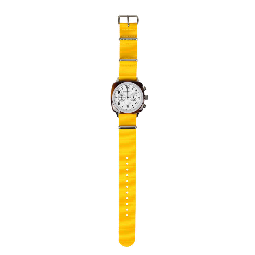 briston-clubmaster-bracelet-nato-20-mm-jaune image 2