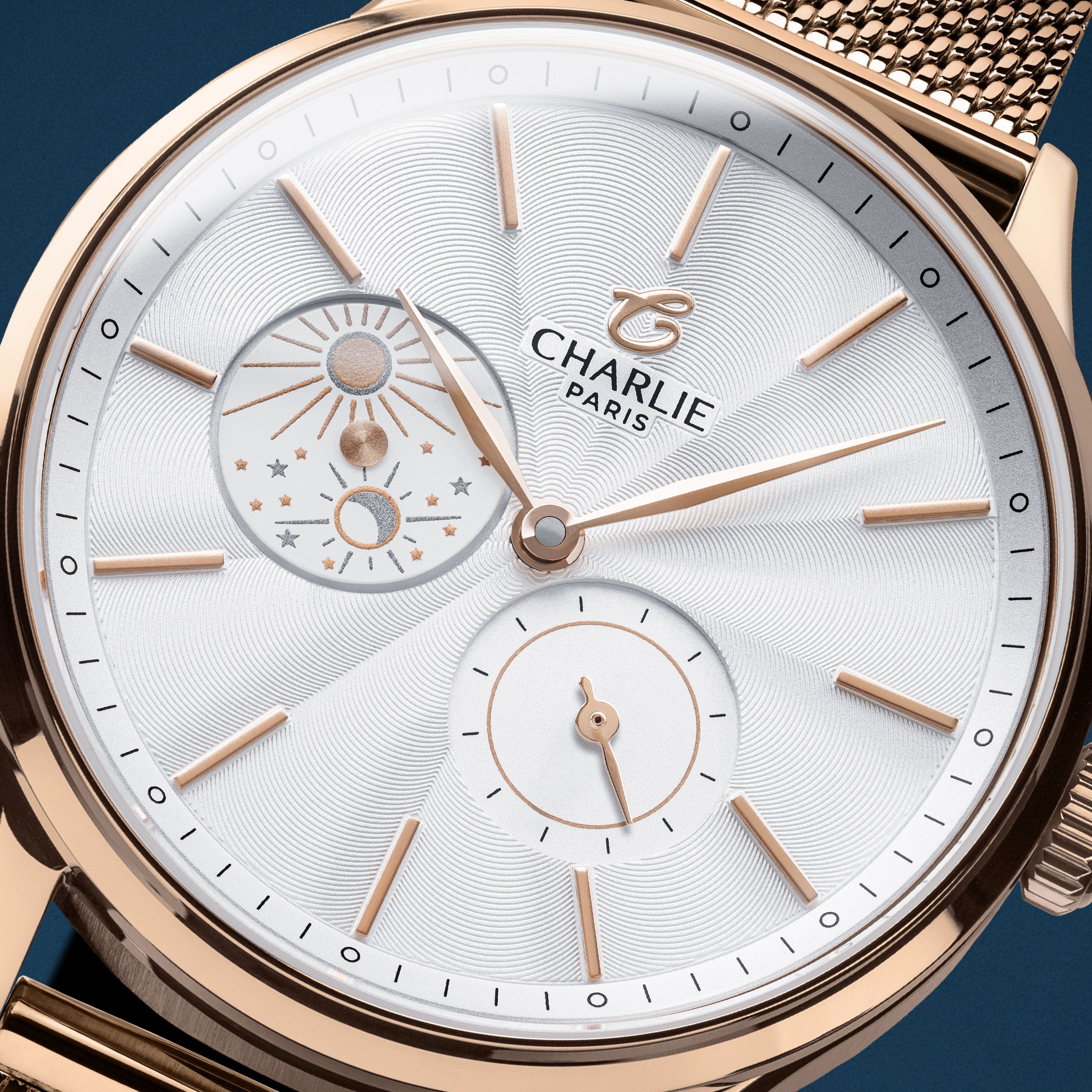 charlie-paris-initial-36-jour-nuit-montre-automatique-femme-36-mm-dor-rose image 4