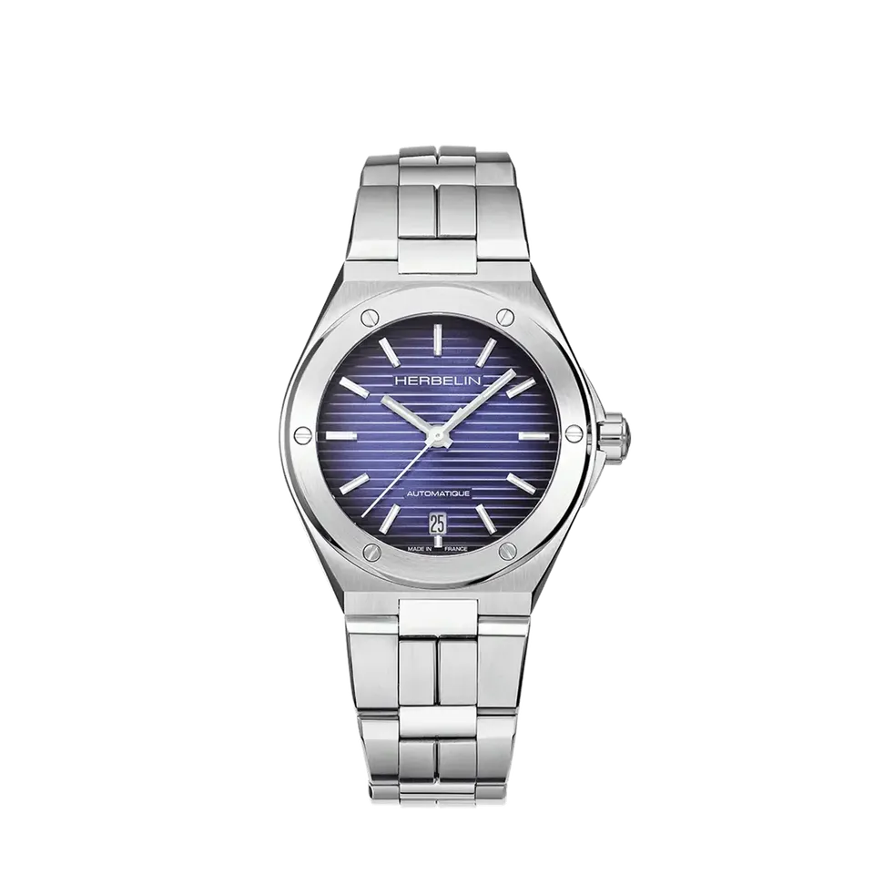 herbelin-cap-camarat-automatique-montre-acier-bleu image 1