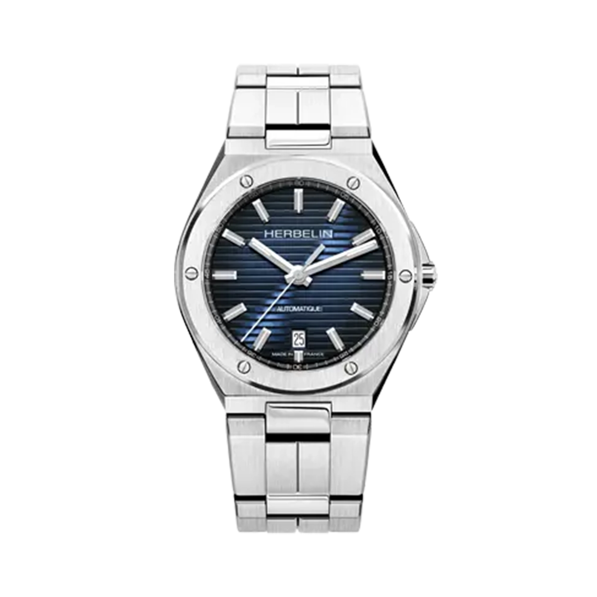 herbelin-cap-camarat-automatique-date-montre-homme-acier-bleu image 1