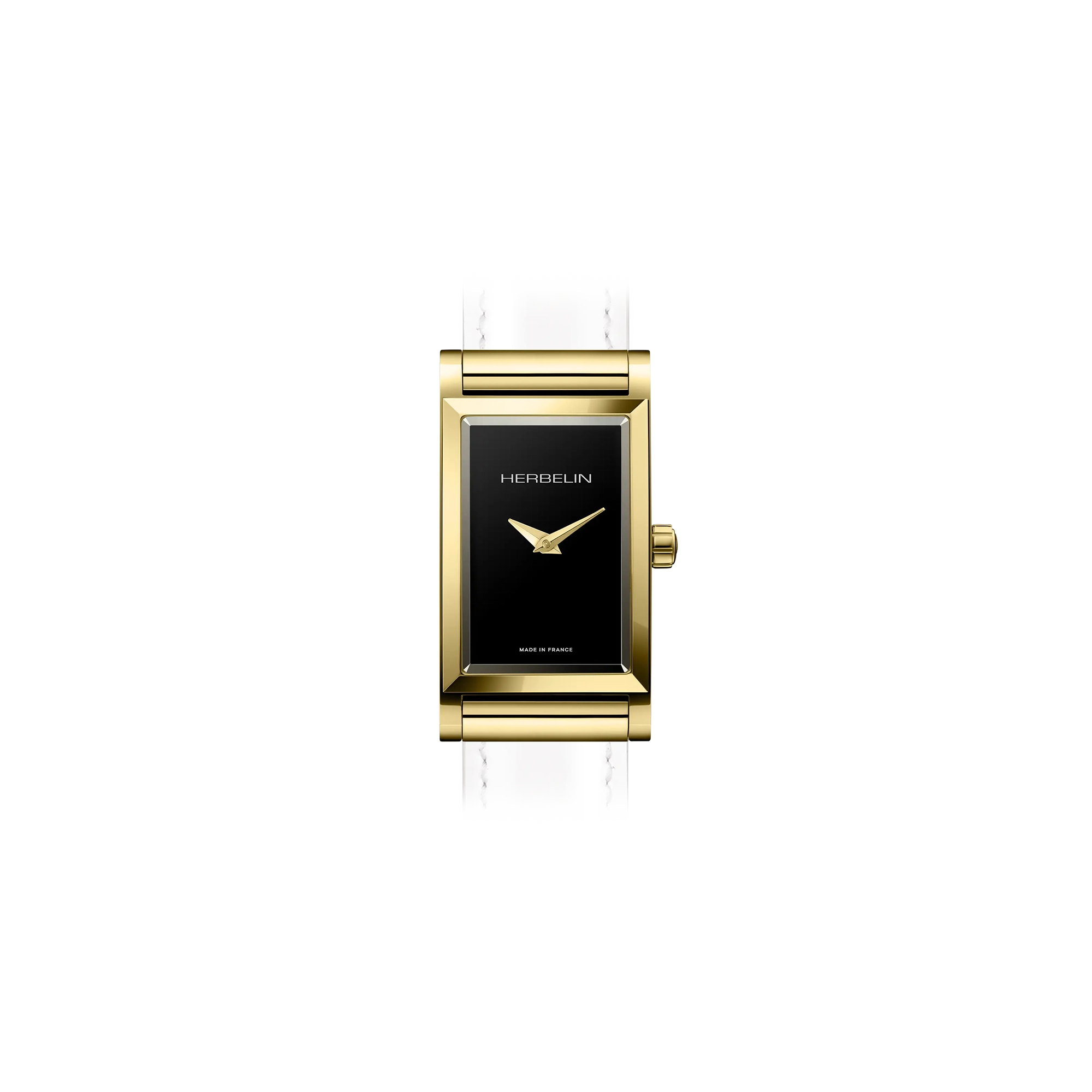 herbelin-antar-s-rectangle-dor-noir-quartz-femme image 2