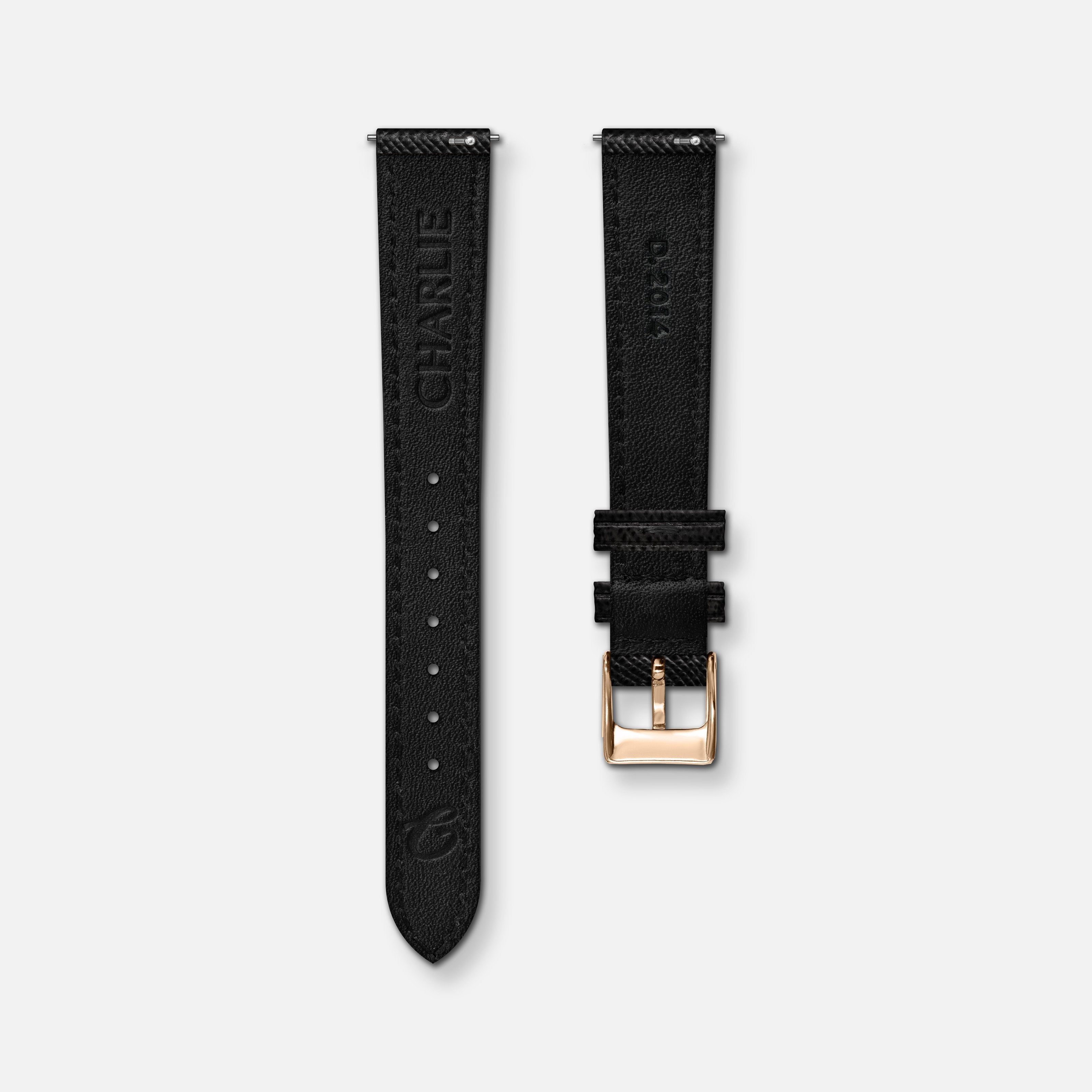 charlie-paris-bracelet-montre-cuir-saffiano-noir-14mm image 3