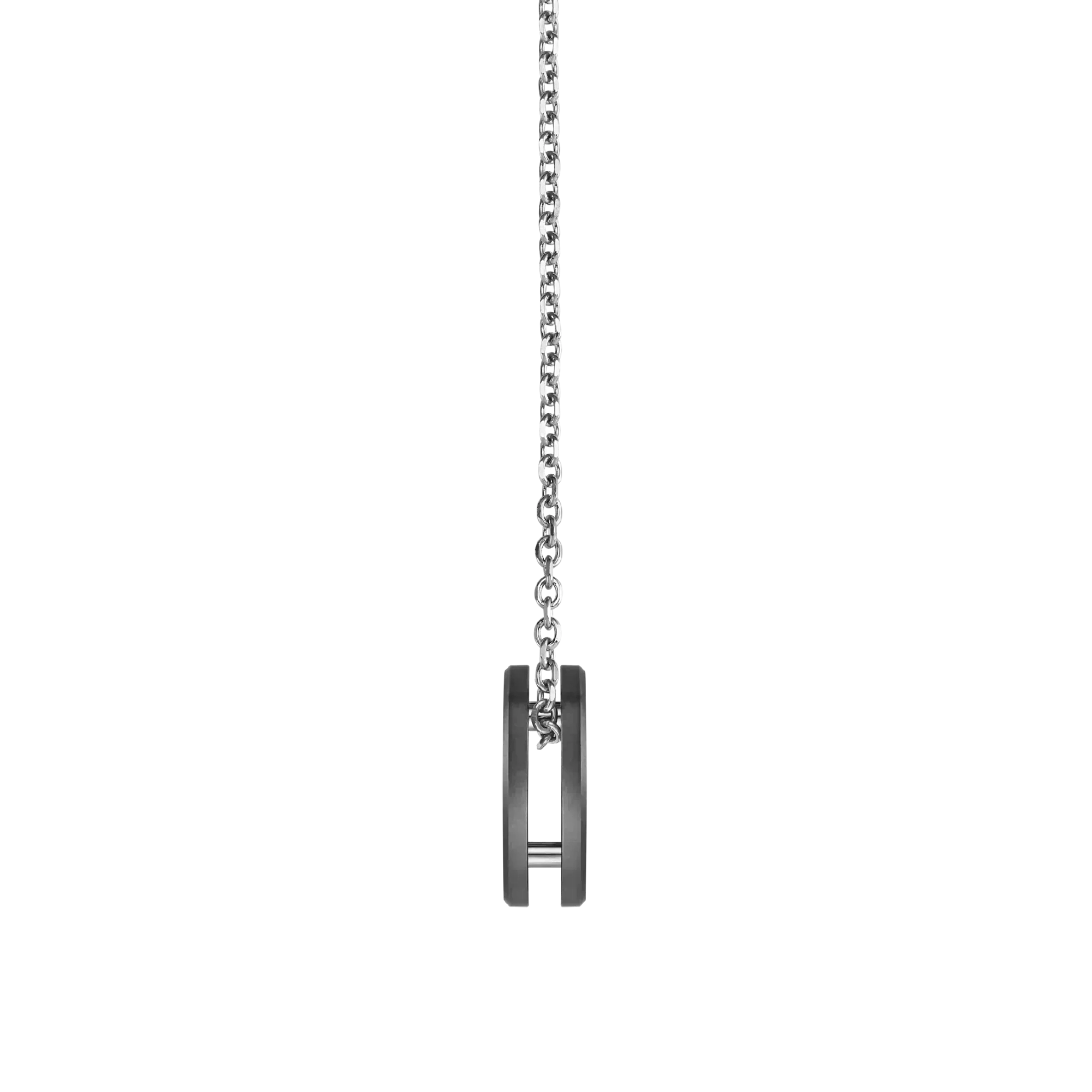 herbelin-newport-duo-collier-homme-titane-sabl image 3
