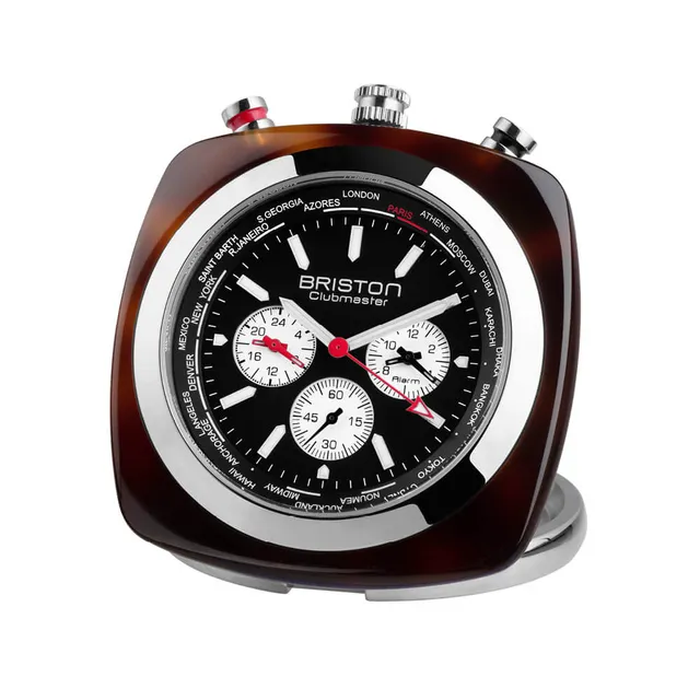 briston-clubmaster-travel-clock-r-veil-50-mm-noir image 1