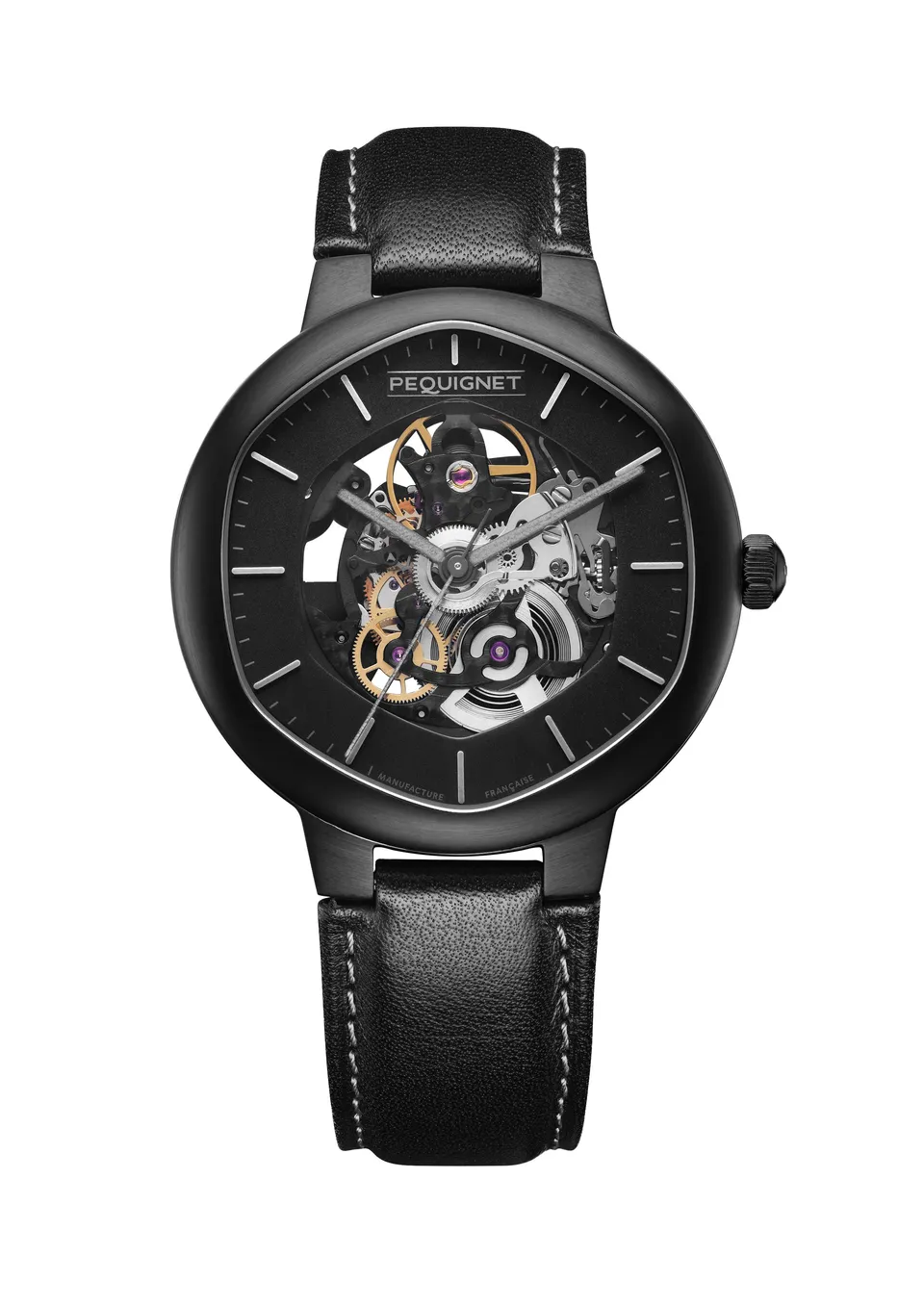 pequignet-exagone-fant-me-squelette-noir-automatique-homme image 1