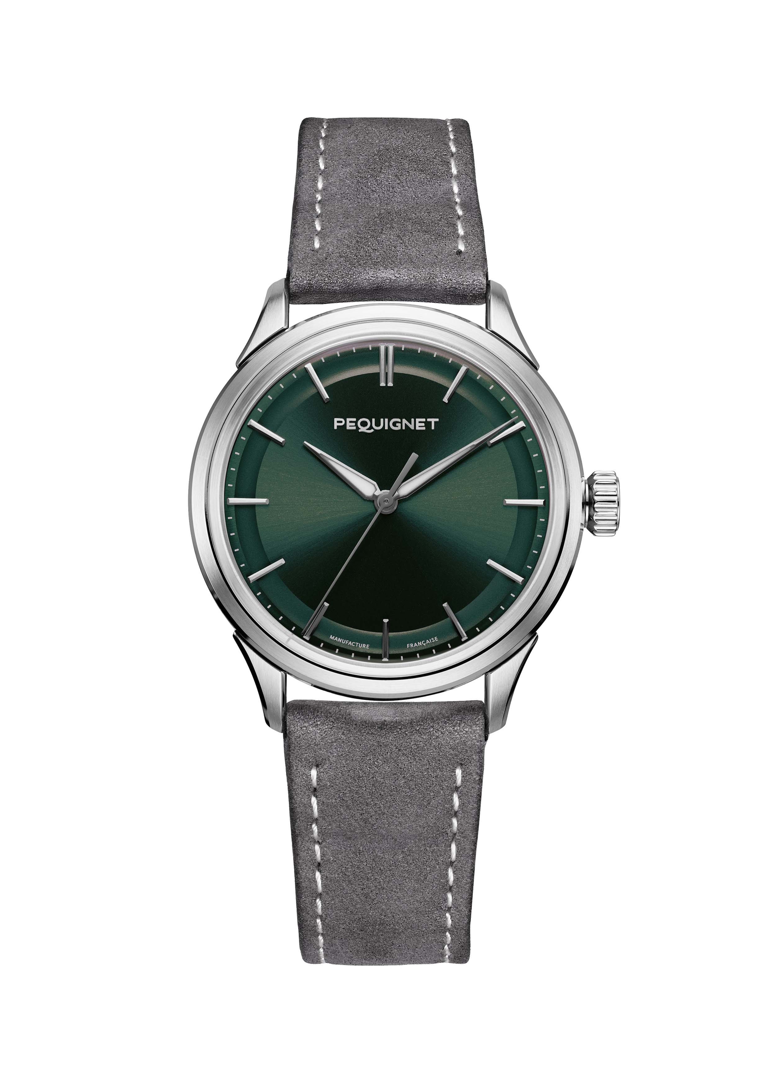 pequignet-royale-paris-36-mm-cadran-vert-calibre-initial-montre-homme-fine image 4