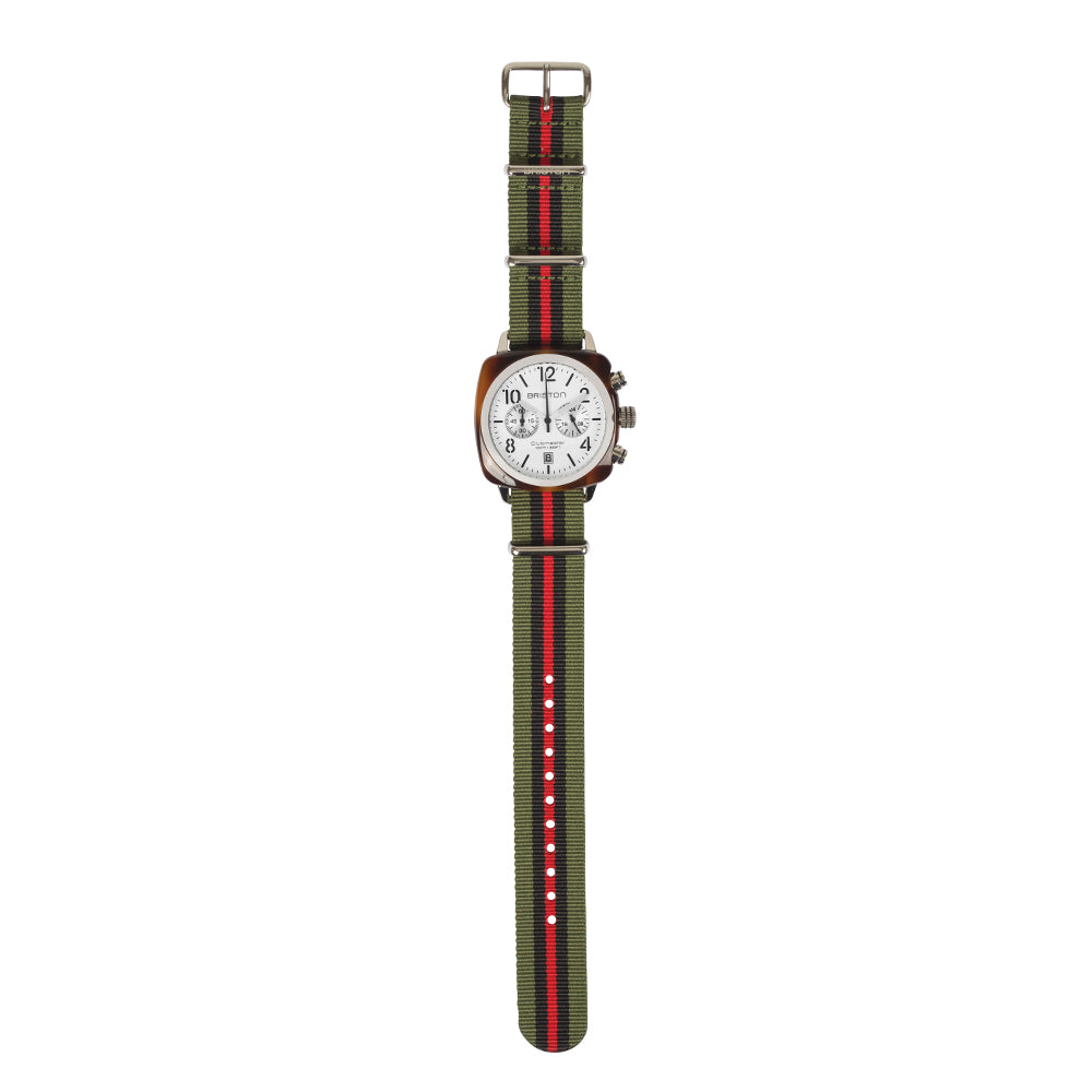 briston-bracelet-type-nato-vert-noir-rouge-20-mm image 3