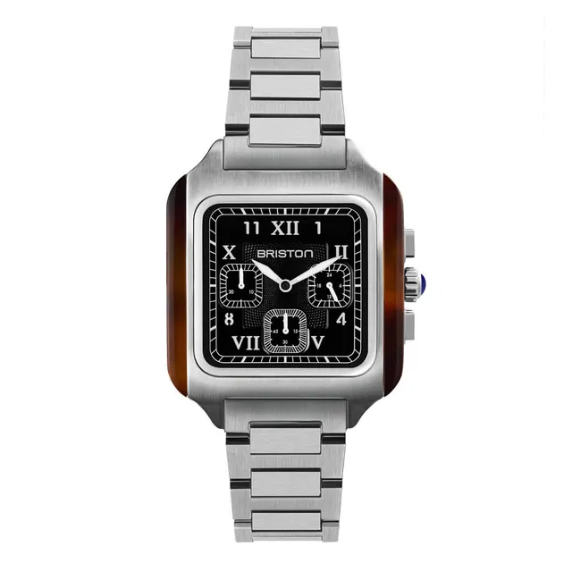 briston-streamliner-kennedy-chrono-acier-noir-38-5-mm image 1