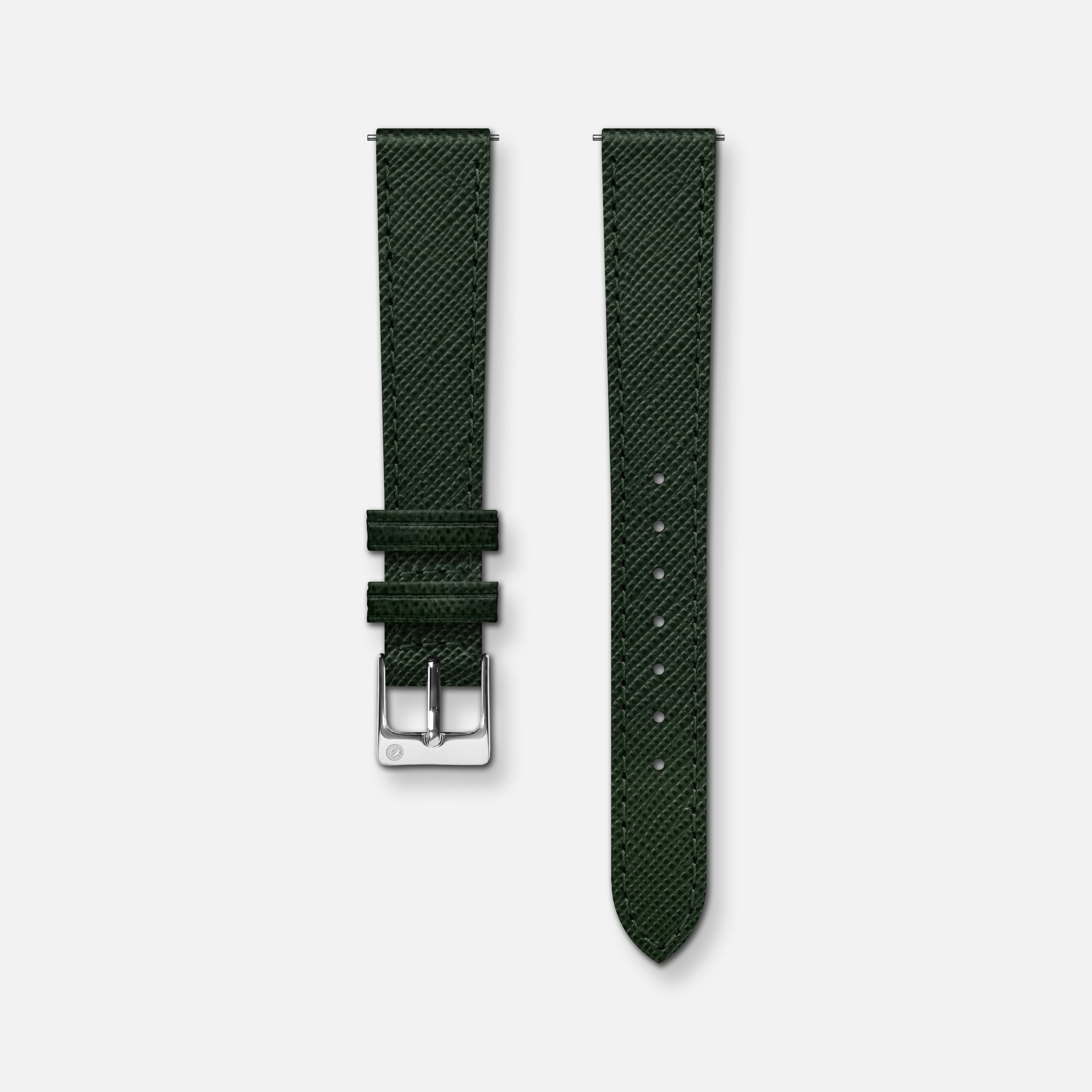 charlie-paris-bracelet-montre-cuir-saffiano-vert-14mm image 3