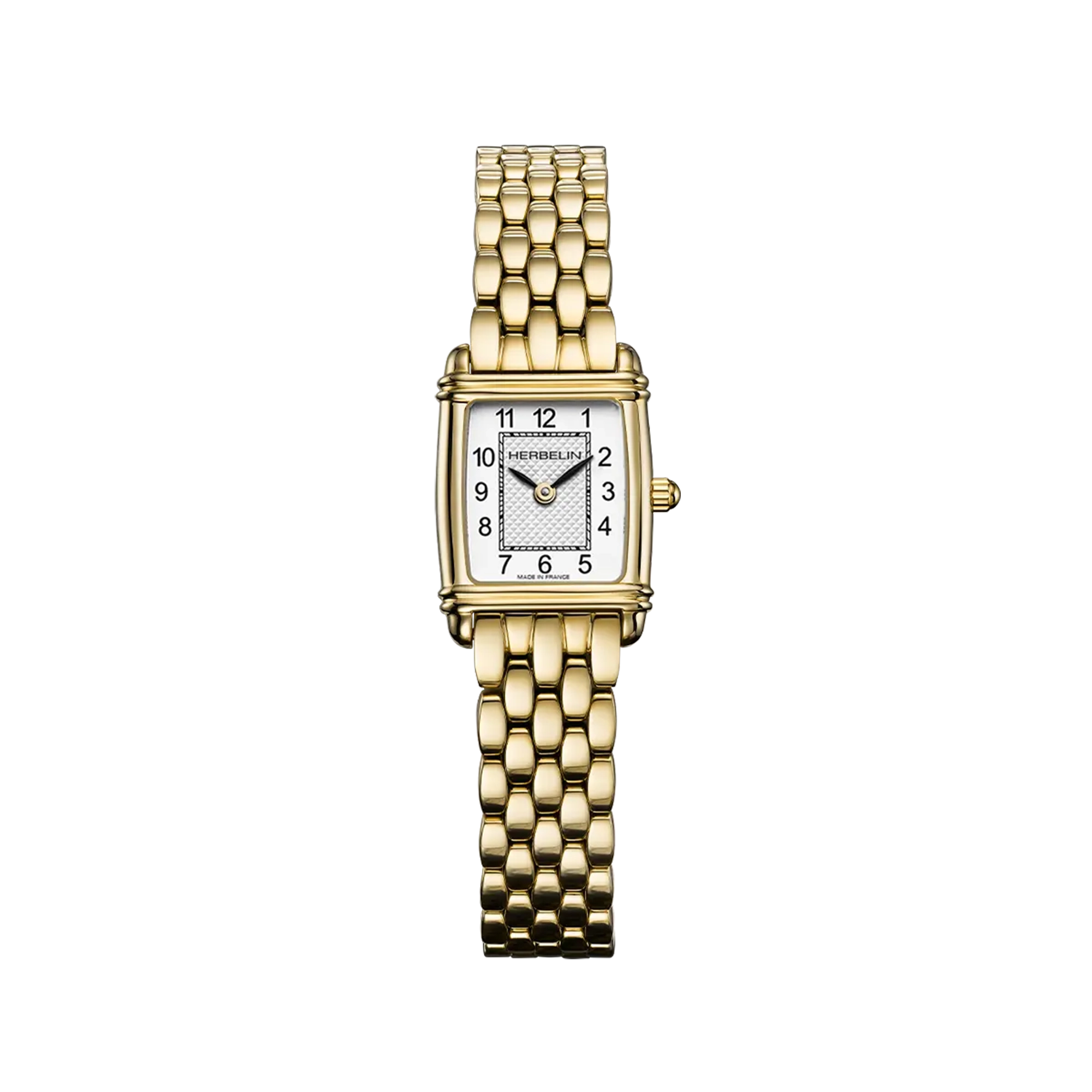 herbelin-art-d-co-tonneau-quartz-pvd-or-jaune-femme-xs image 1
