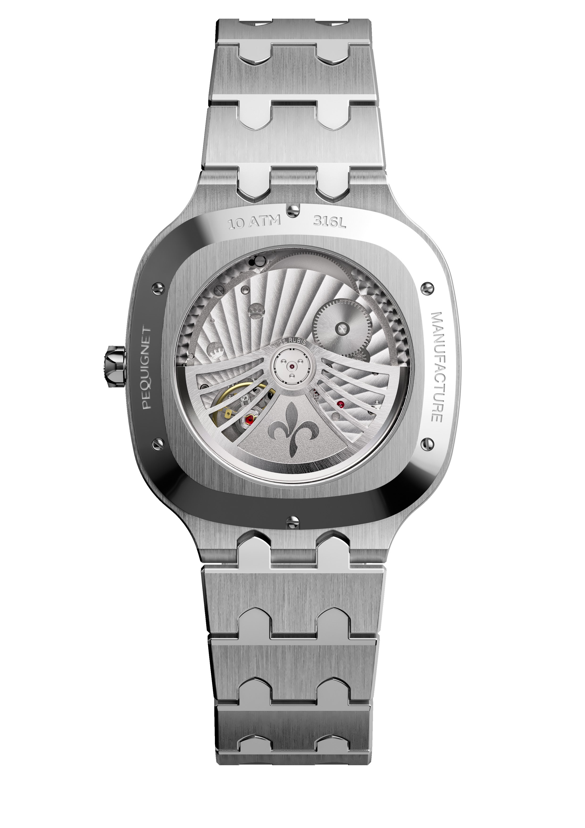 pequignet-concorde-40-mm-montre-femme-sport-chic-acier-cadran-argent-calibre-ini image 3