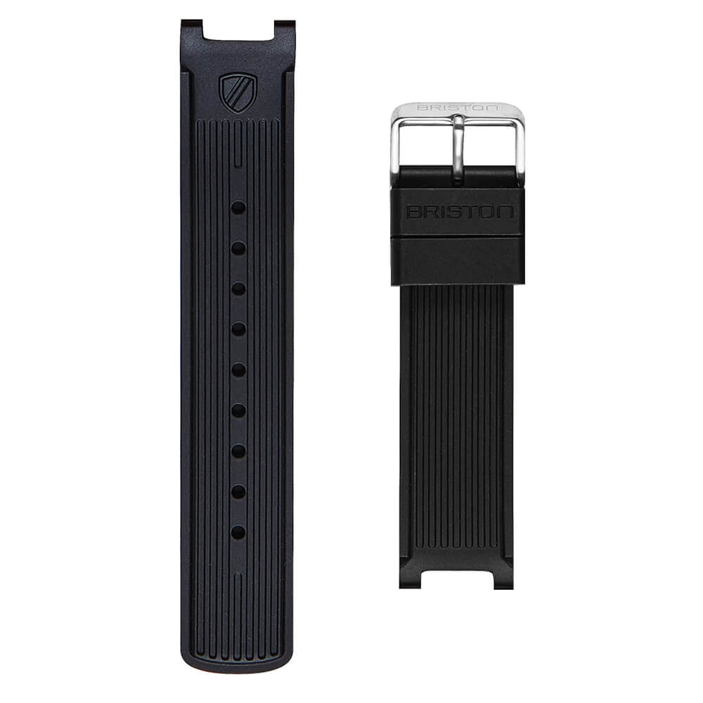 briston-bracelet-rubber-urban-noir-20-mm-streamliner-urban image 1