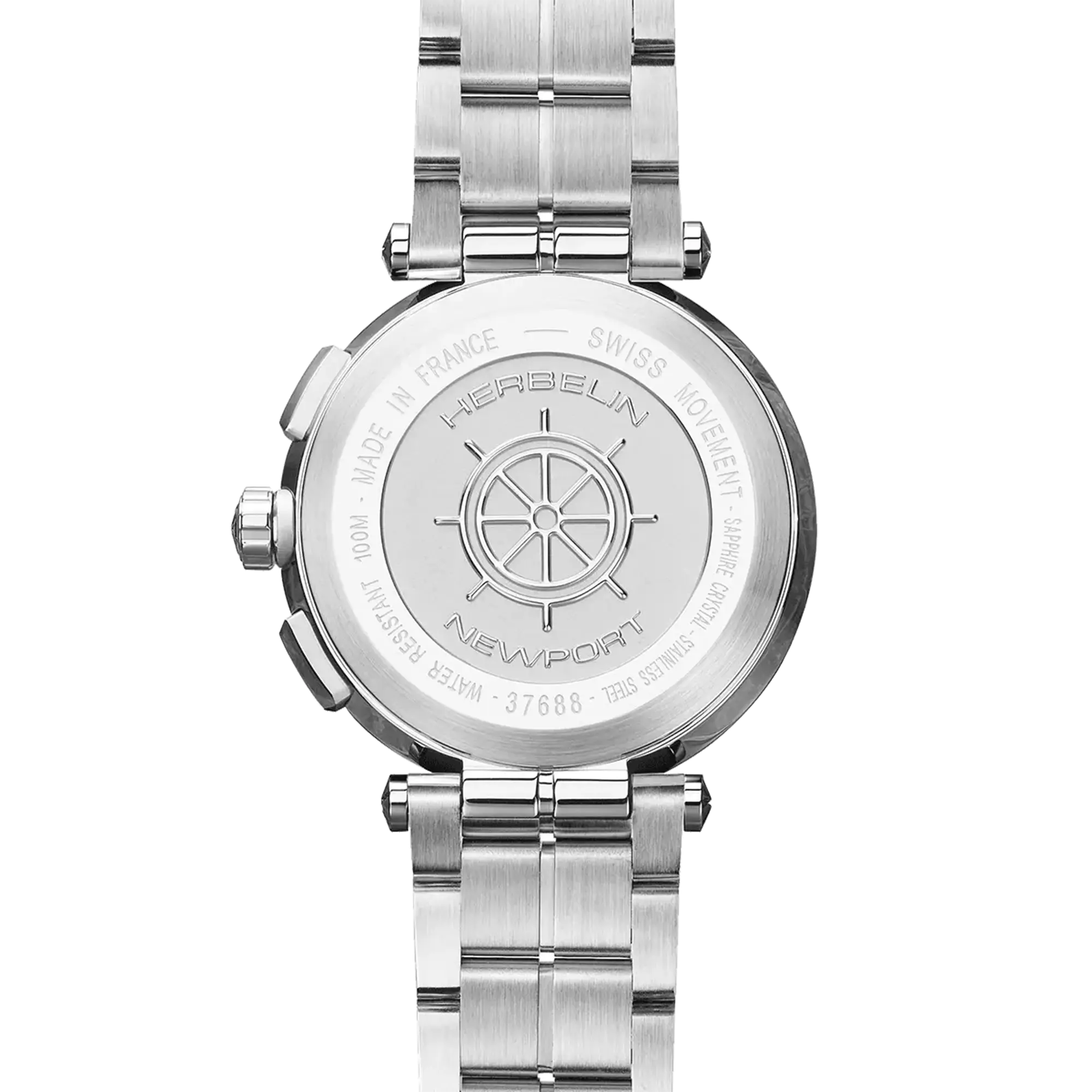 herbelin-newport-montre-chronographe-homme-acier-noir image 4