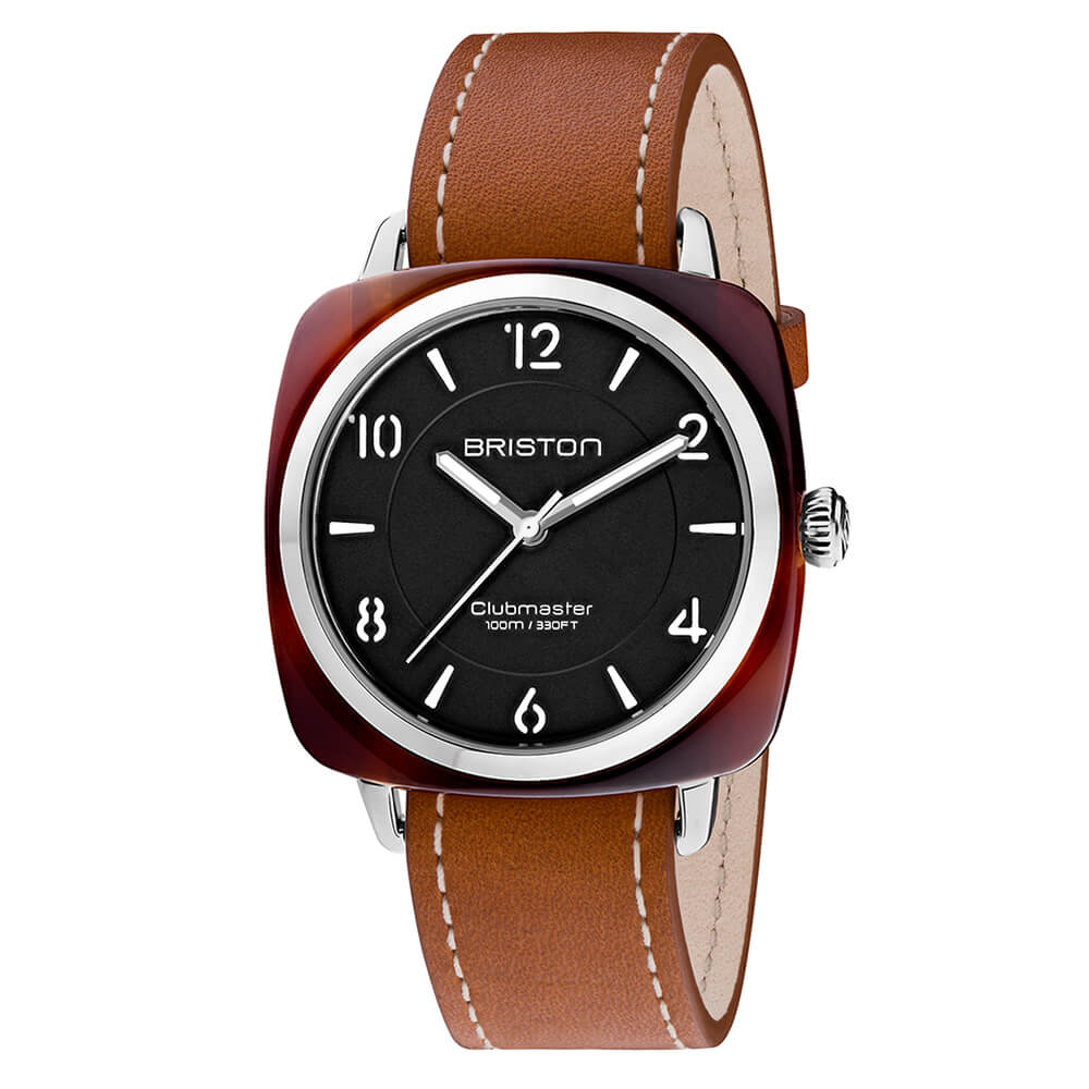briston-bracelet-cuir-de-veau-marron-18-mm-interchangeable image 5