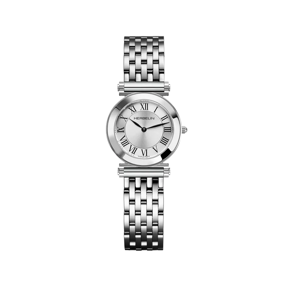 herbelin-antar-s-quartz-classique-femme-acier-argent image 1