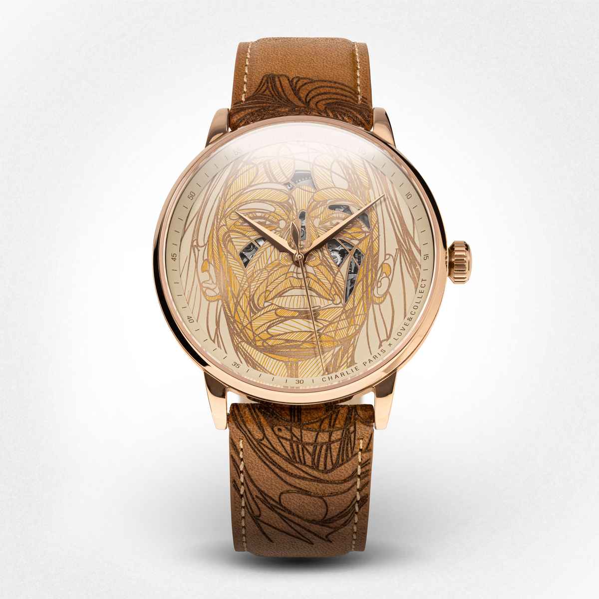charlie-paris-yiruma-par-hopare-montre-automatique-or-rose-dition-100-ex image 1