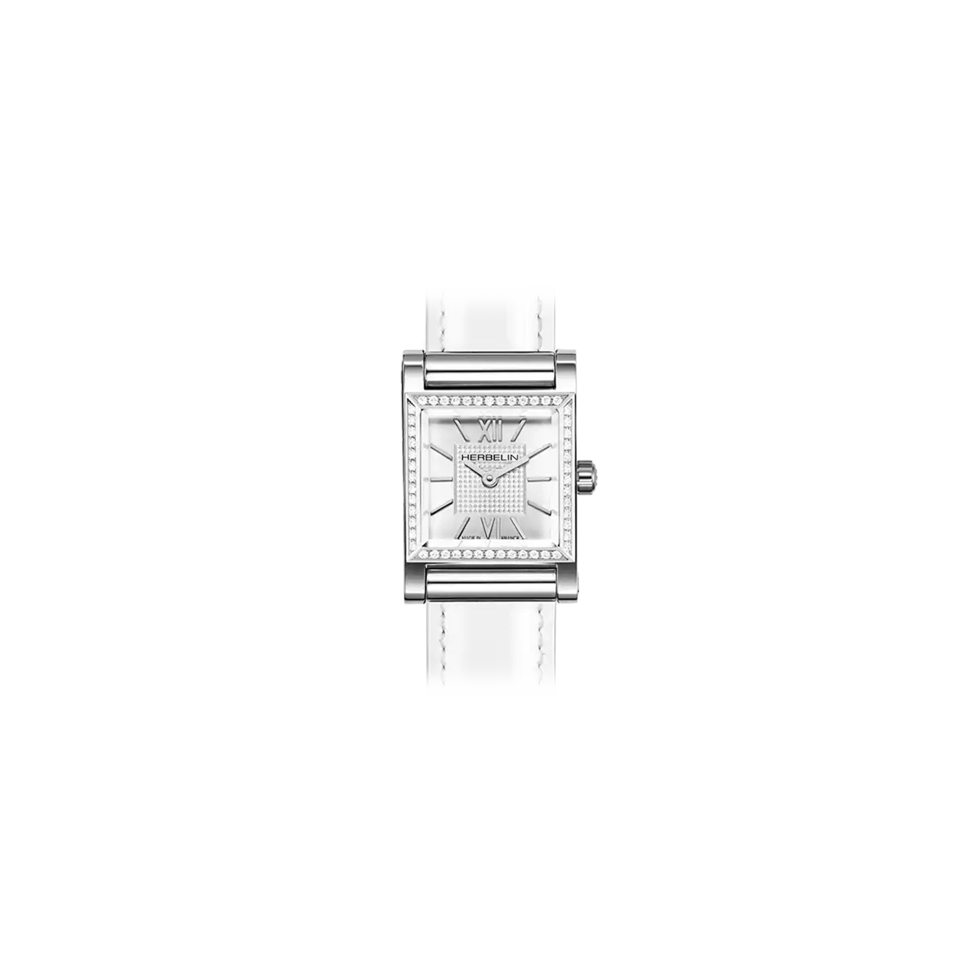 herbelin-antar-s-carr-index-diamants-quartz-acier image 1