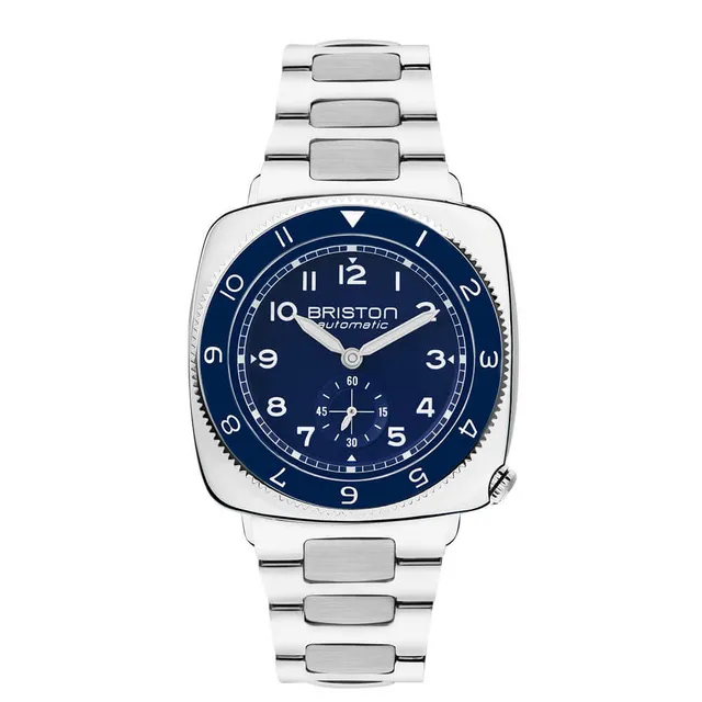 briston-clubmaster-legend-petite-seconde-automatique-39-mm-bleu-acier image 1